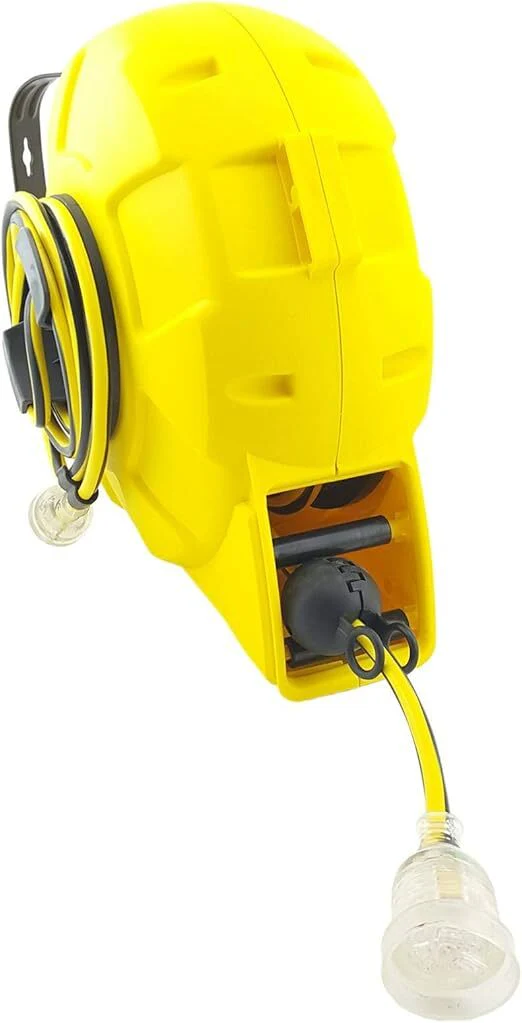 Ultracharge 15m Auto-Retractable/Mountable Extension Reel Lead 10A (Yellow) - Image 3
