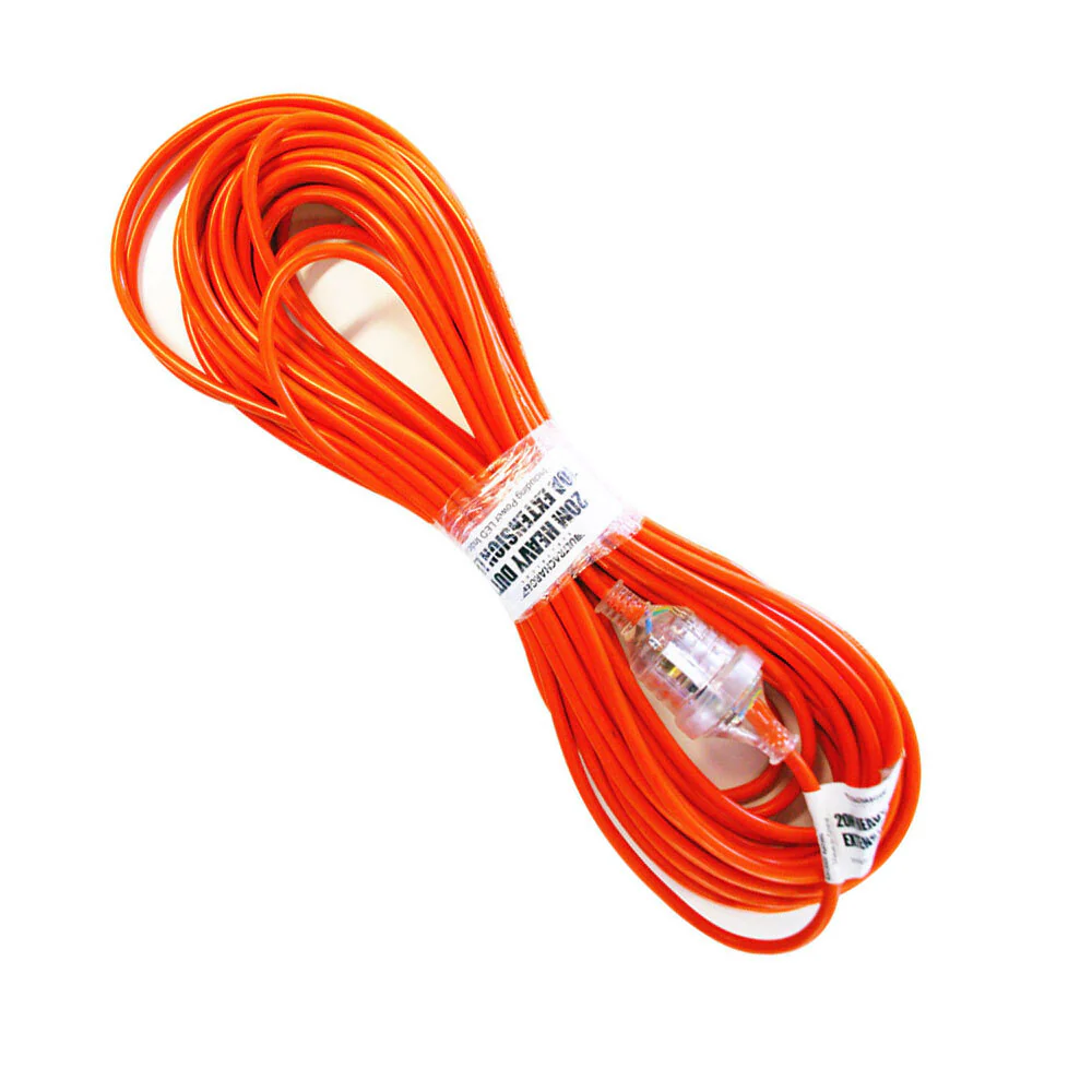 Ultracharge 20m Heavy Duty Extension Lead 10A 2400W (Orange) - Image 2