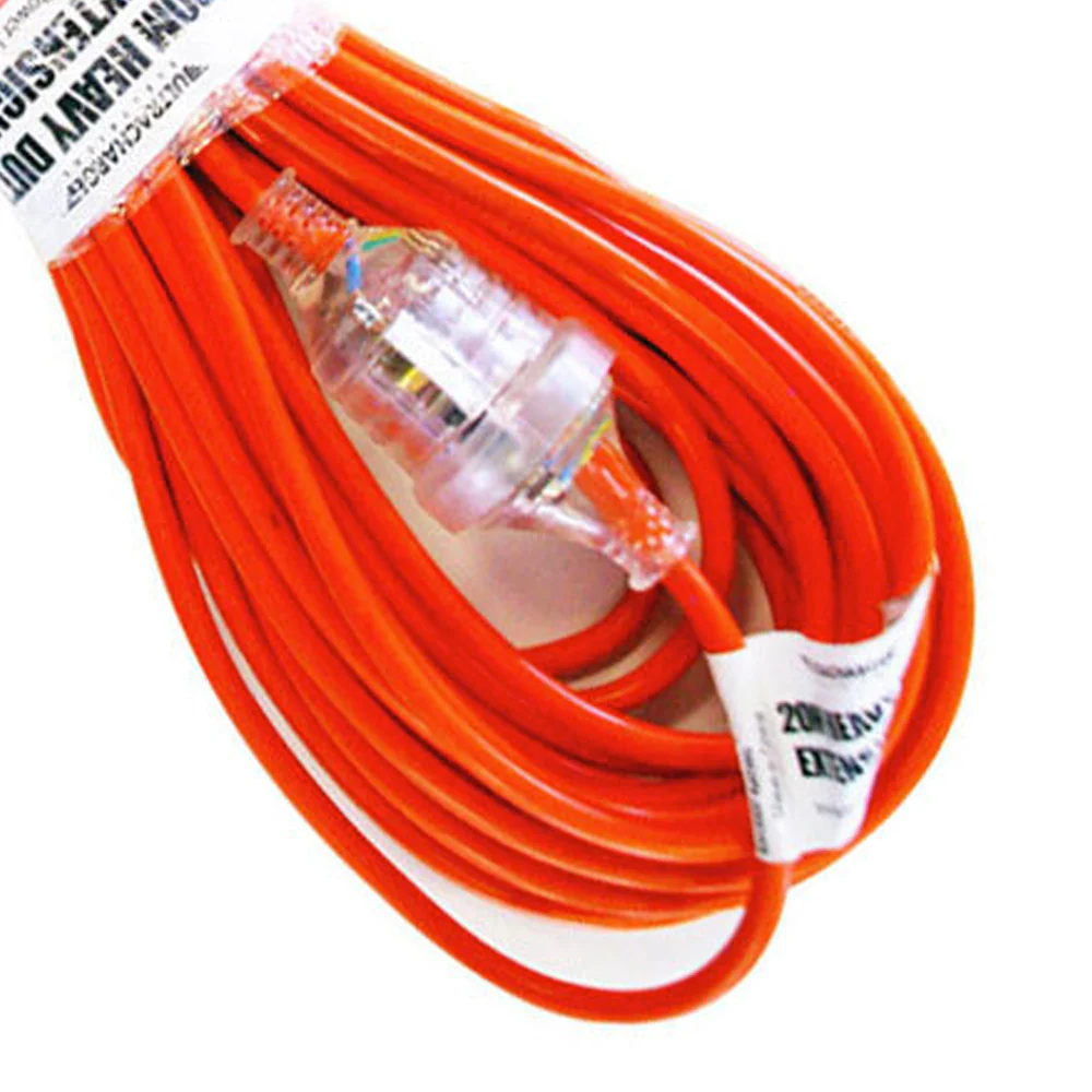Ultracharge 20m Heavy Duty Extension Lead 10A 2400W (Orange) - Image 3