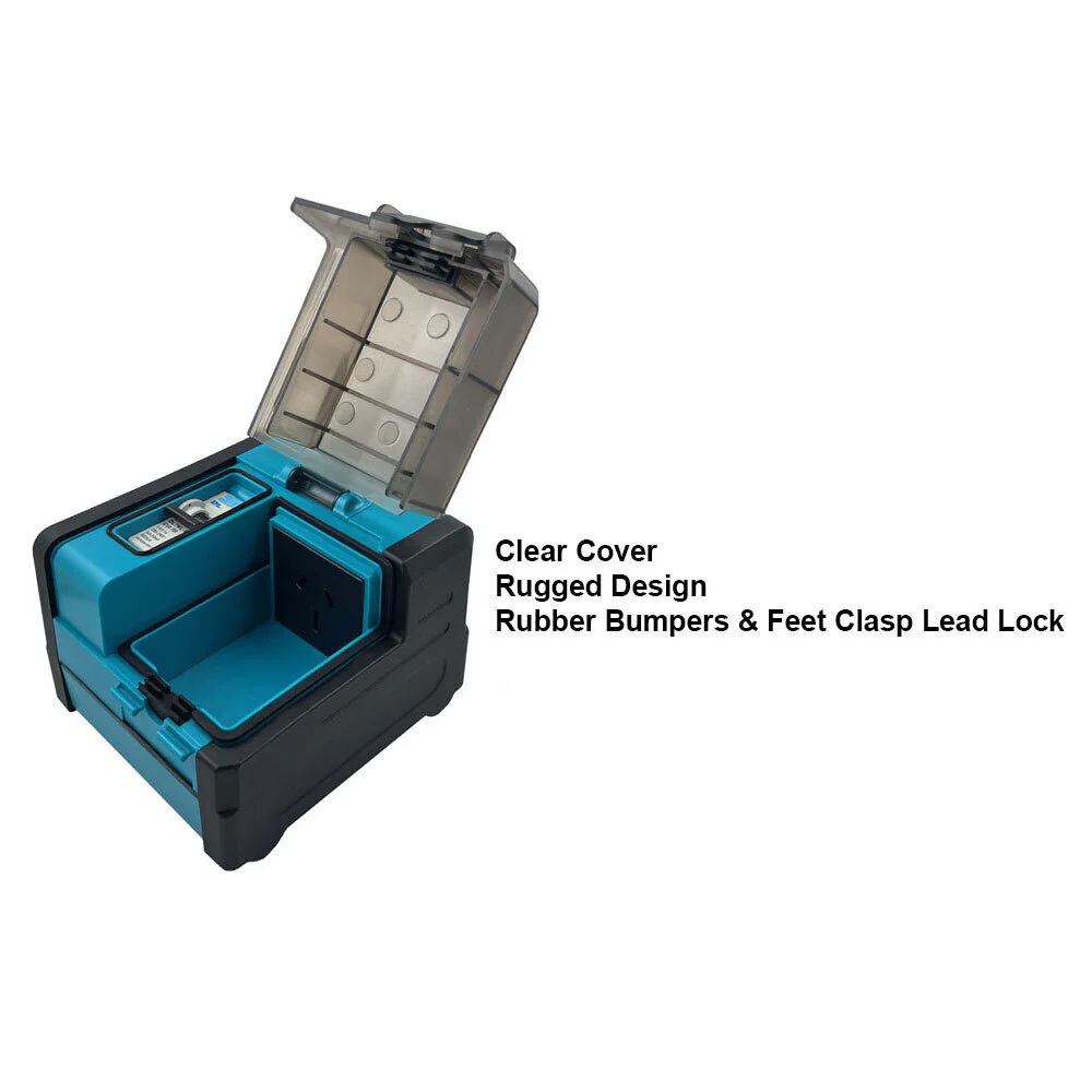 Ultracharge Portable Safety Power Cube  (Teal/Black) - Image 2