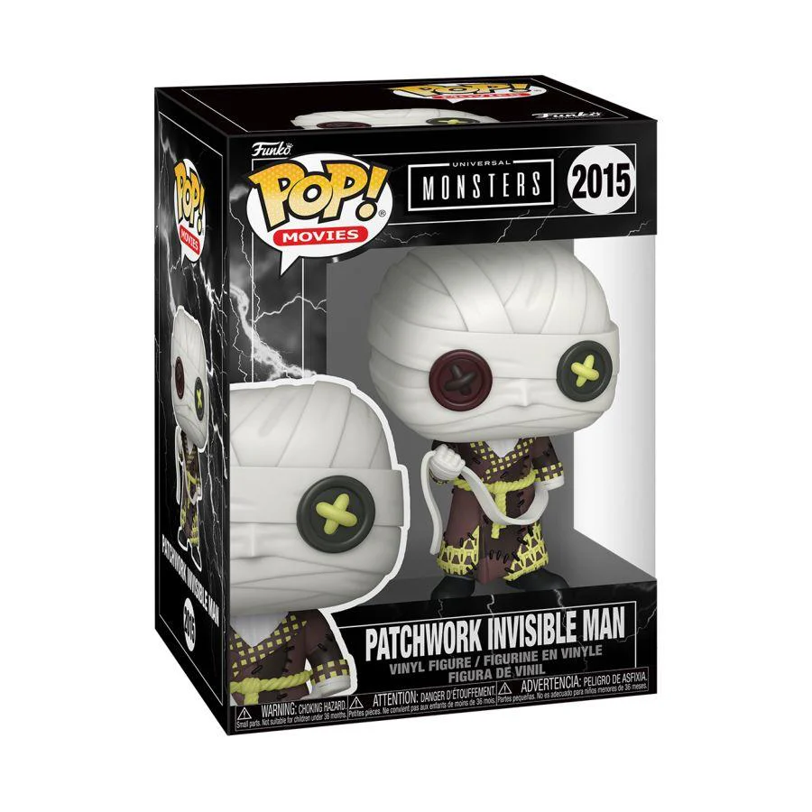 Universal Monsters - Invisible Man Patchwork Pop! Vinyl - Image 2
