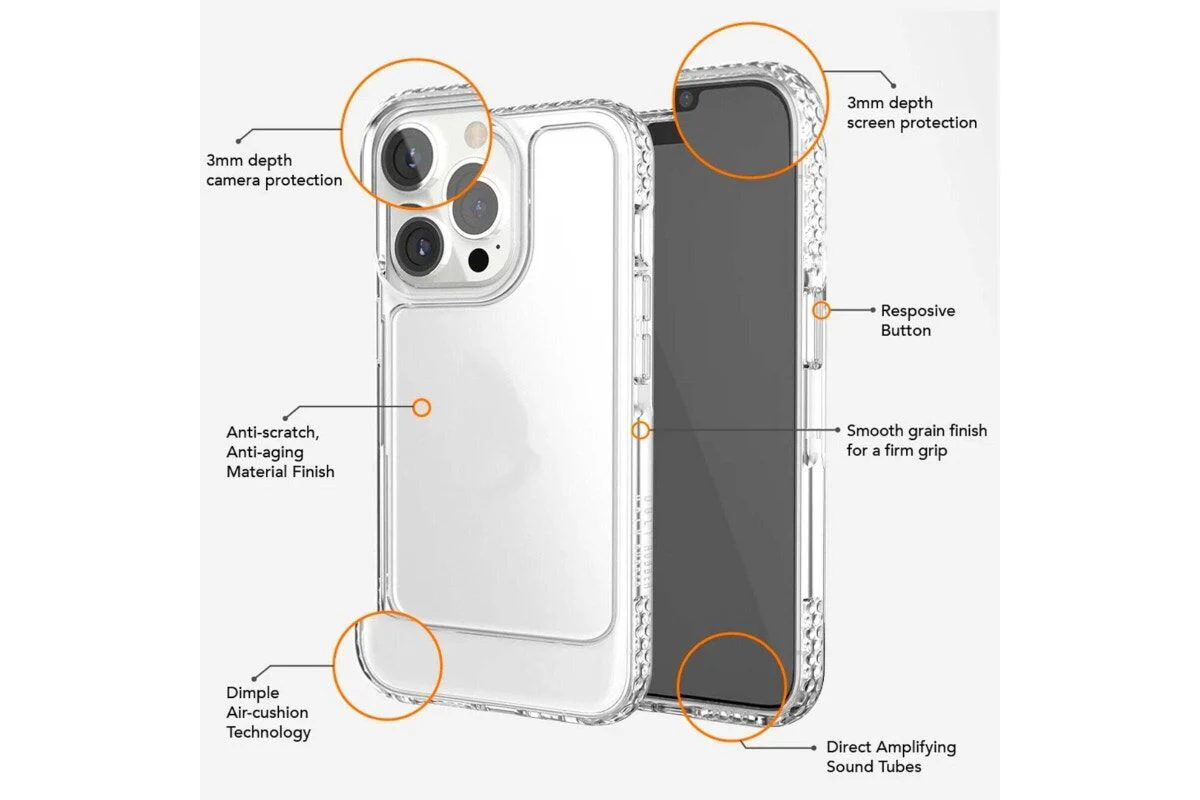 UR U-Model Bumper Phone Case for iPhone 14 Pro with MagSafe (Black) - Image 3