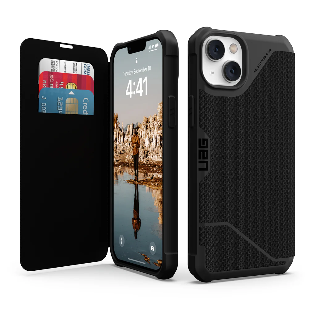 Urban Armour Gear Metropolis Phone Case For iPhone 14 Plus (Black) - Image 4