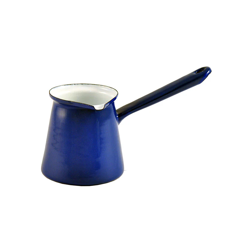 Urban Style 6cm Enamel 500ml Turkish Coffee Pot (Blue) - Image 3