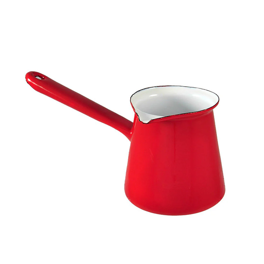 Urban Style 6cm Enamel 500ml Turkish Coffee Pot (Red) - Image 2