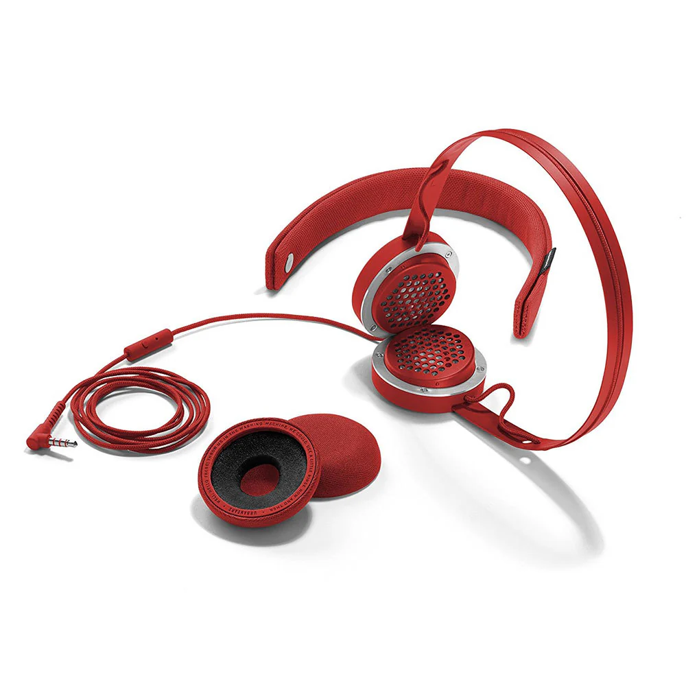 Urbanears Humlan On-Ear Headphones with Mic & Remote (Red) - Image 3