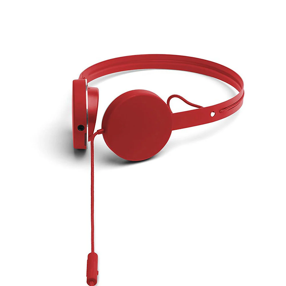 Urbanears Humlan On-Ear Headphones with Mic & Remote (Red) - Image 7
