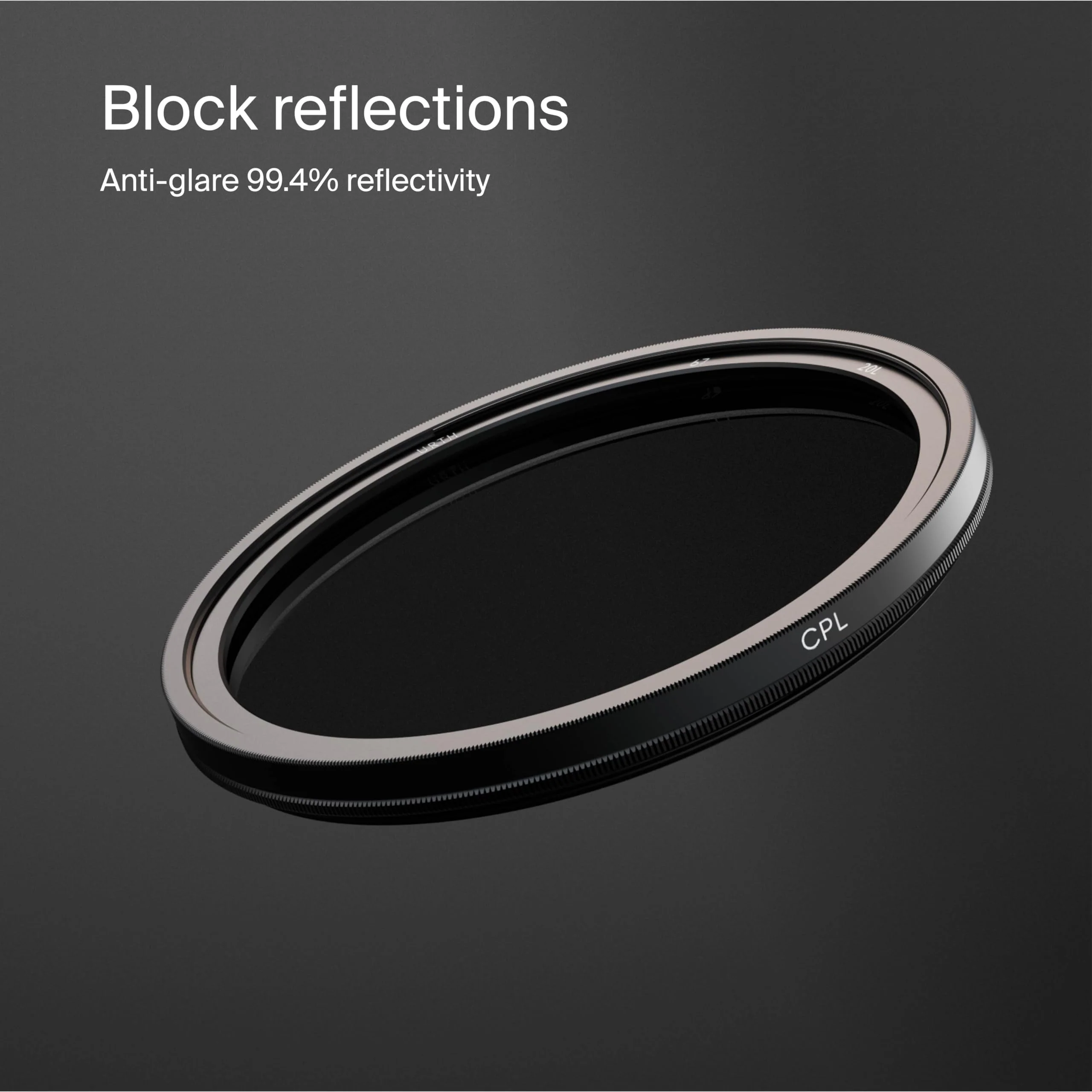 Urth 55mm Circular Polarizing (CPL) Lens Filter (Plus+) - Image 2