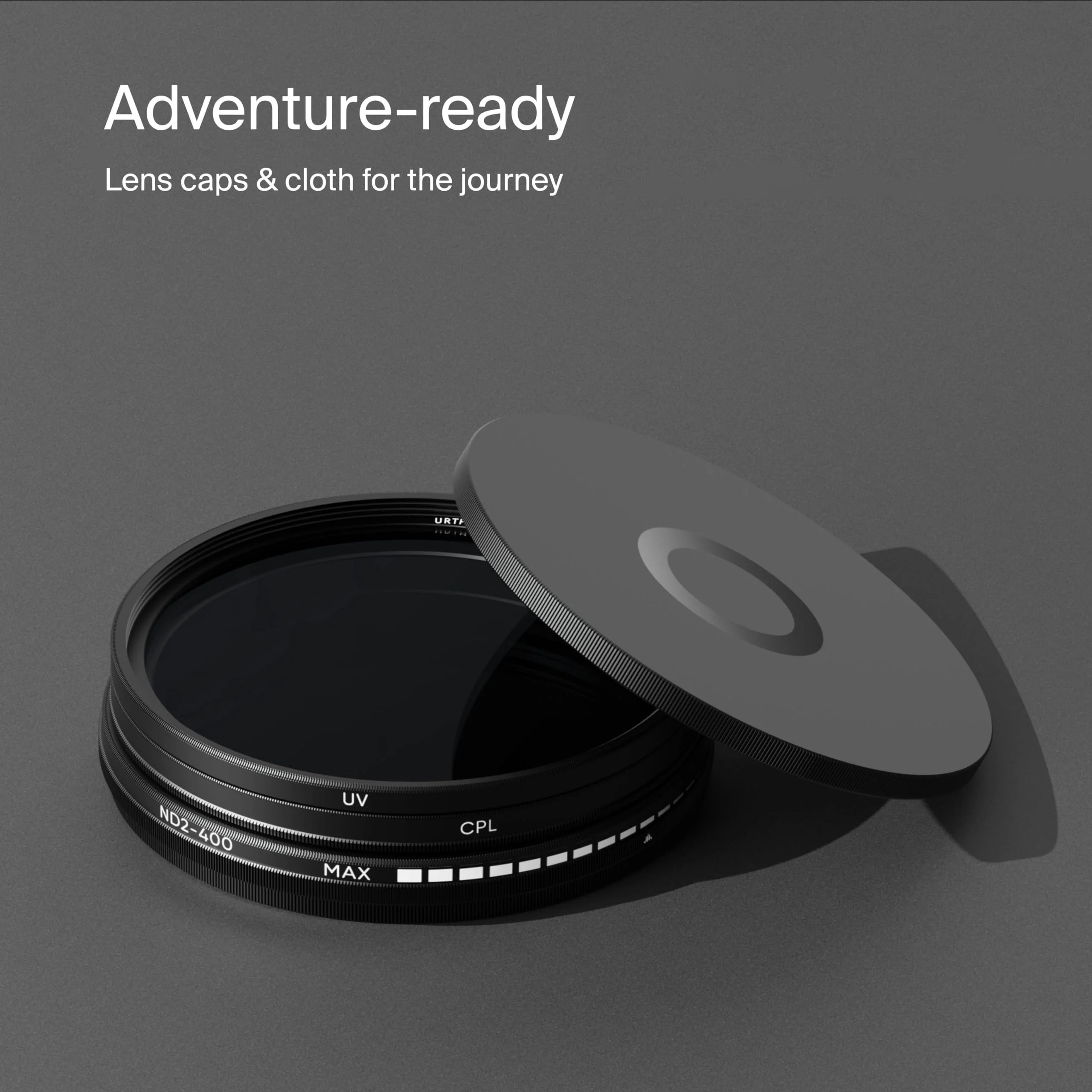 Urth 55mm UV, Circular Polarizing (CPL), ND2-400 Lens Filter Kit - Image 5