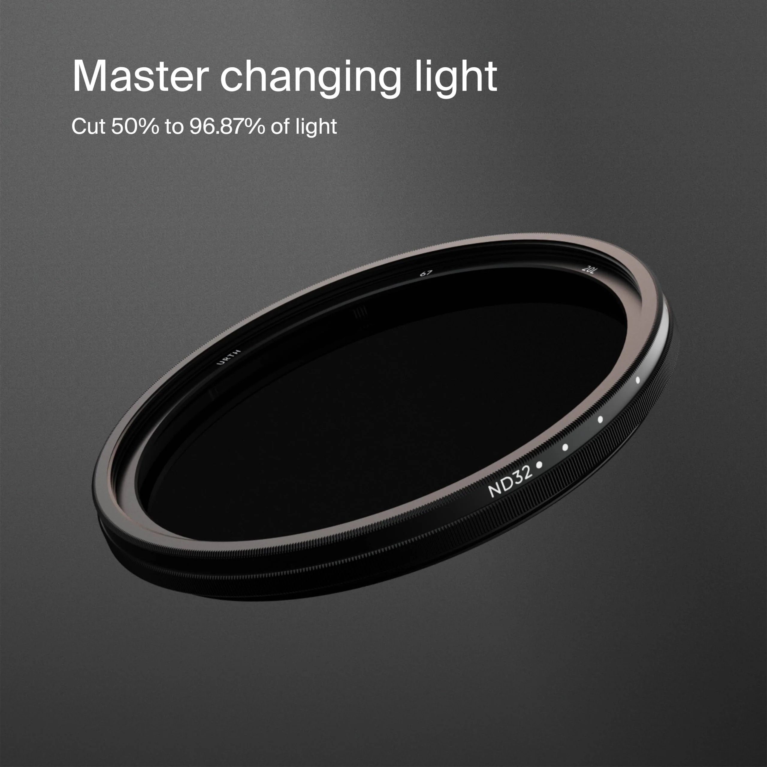 Urth 67mm ND2-32 (1-5 Stop) Variable ND Lens Filter (Plus+) - Image 2
