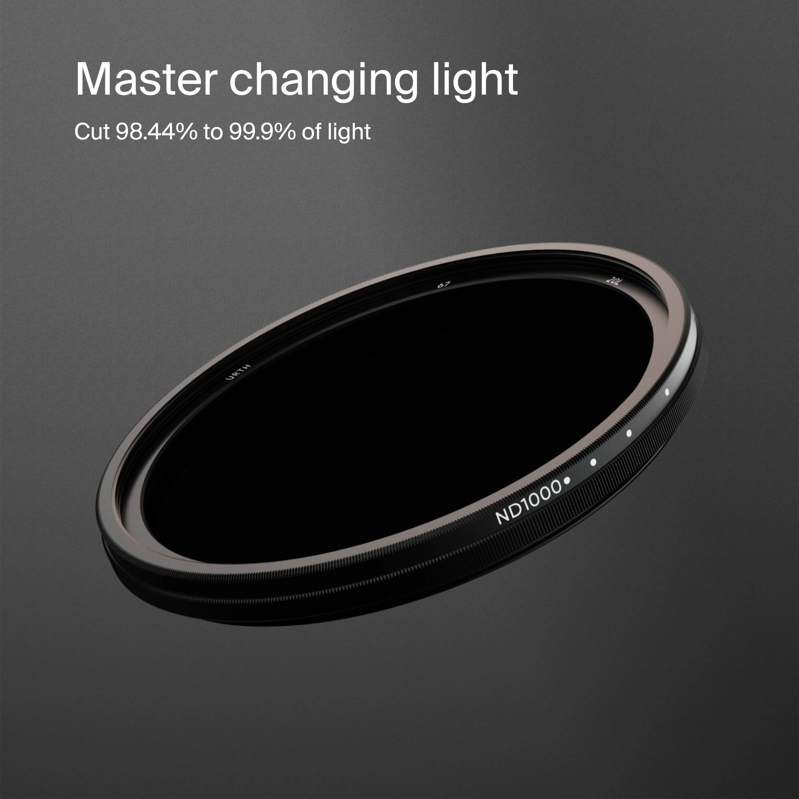 Urth 67mm ND64-1000 (6-10 Stop) Variable ND Lens Filter (Plus+) - Image 2