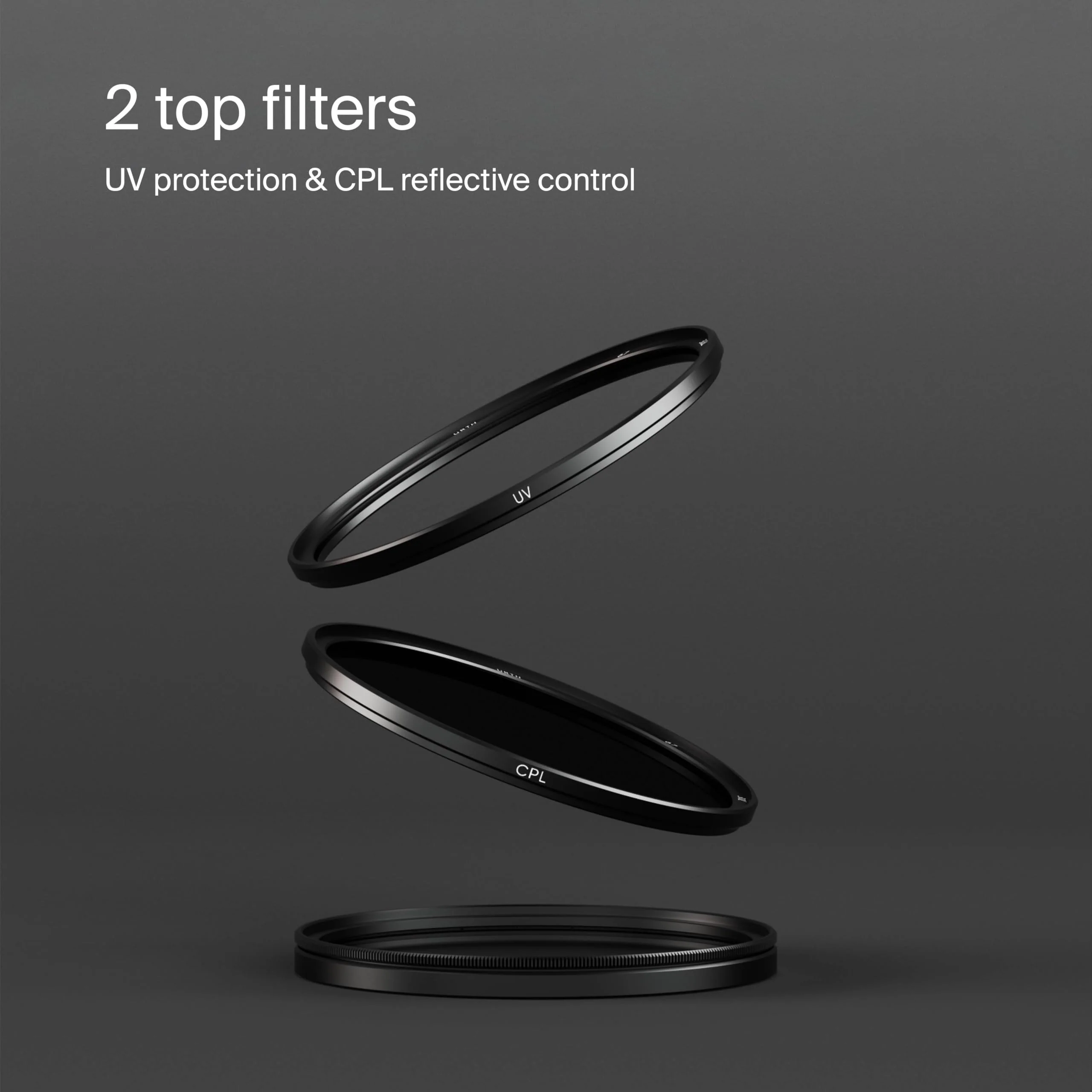 Urth 72mm Magnetic UV + Circular Polarizing (CPL) Lens Filter Kit (Plus+) - Image 2