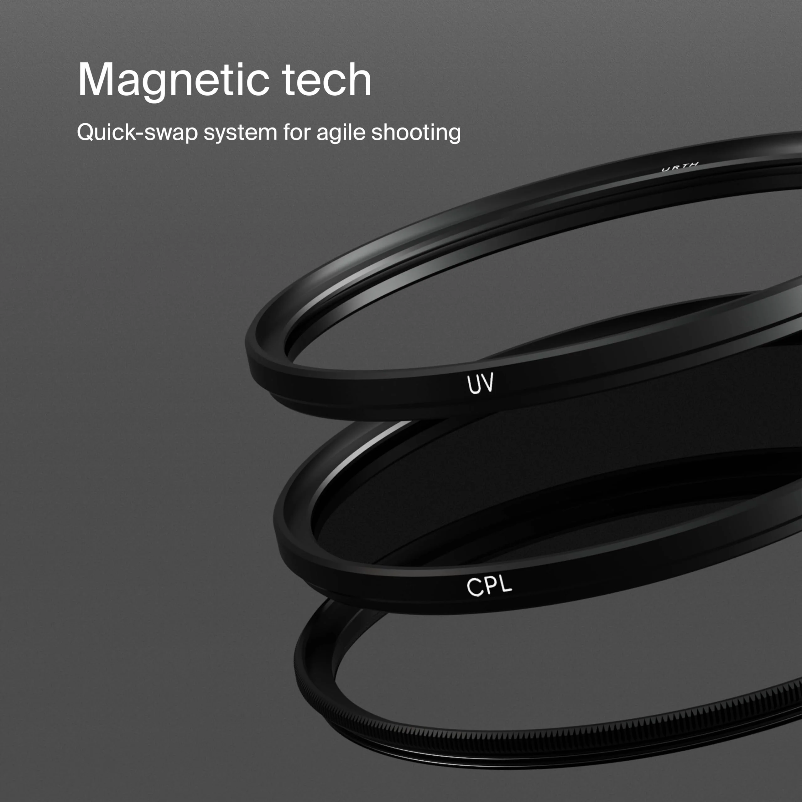 Urth 72mm Magnetic UV + Circular Polarizing (CPL) Lens Filter Kit (Plus+) - Image 4