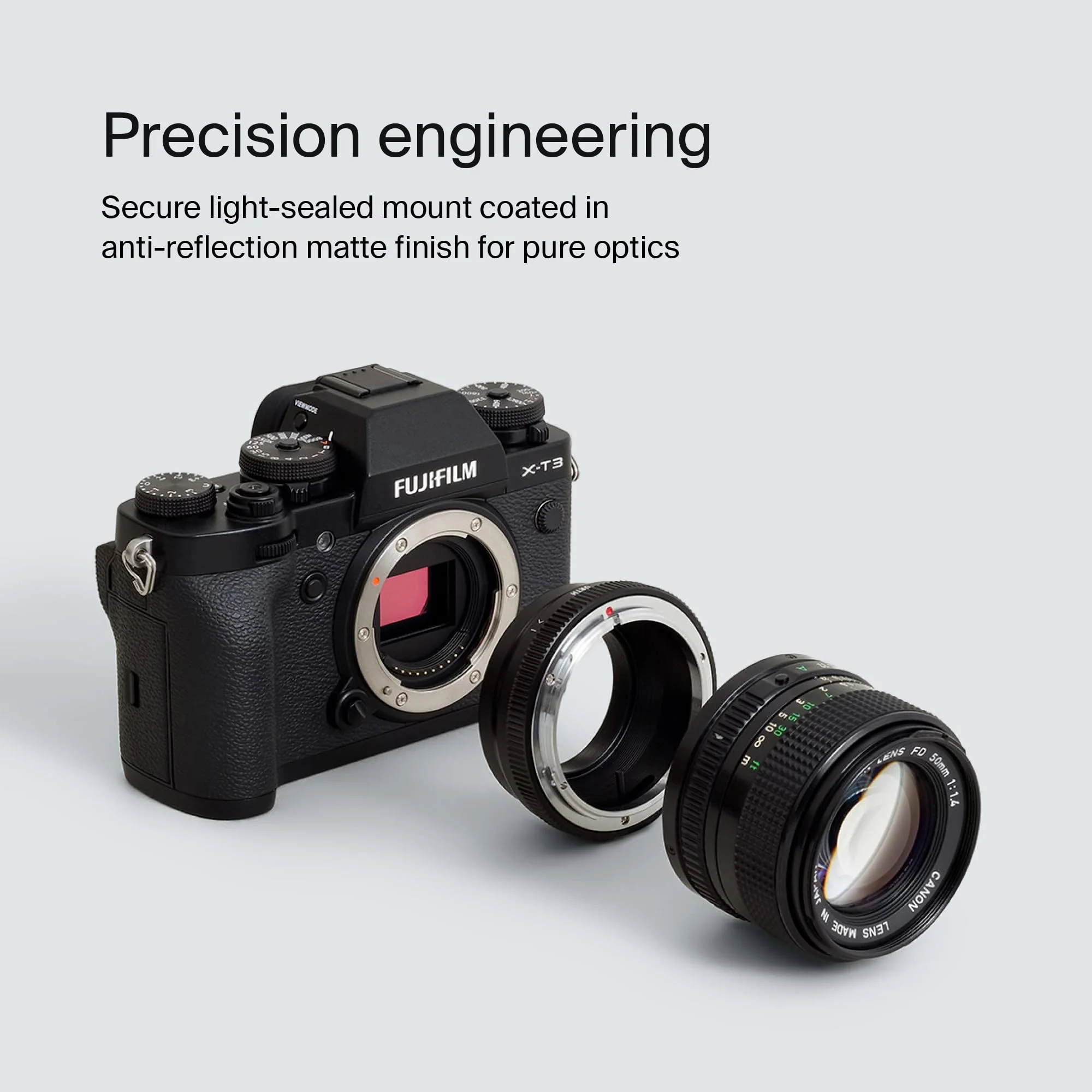 Urth Lens Mount Adapter for Canon FD Lens to Fujifilm X Camera Body - Image 4