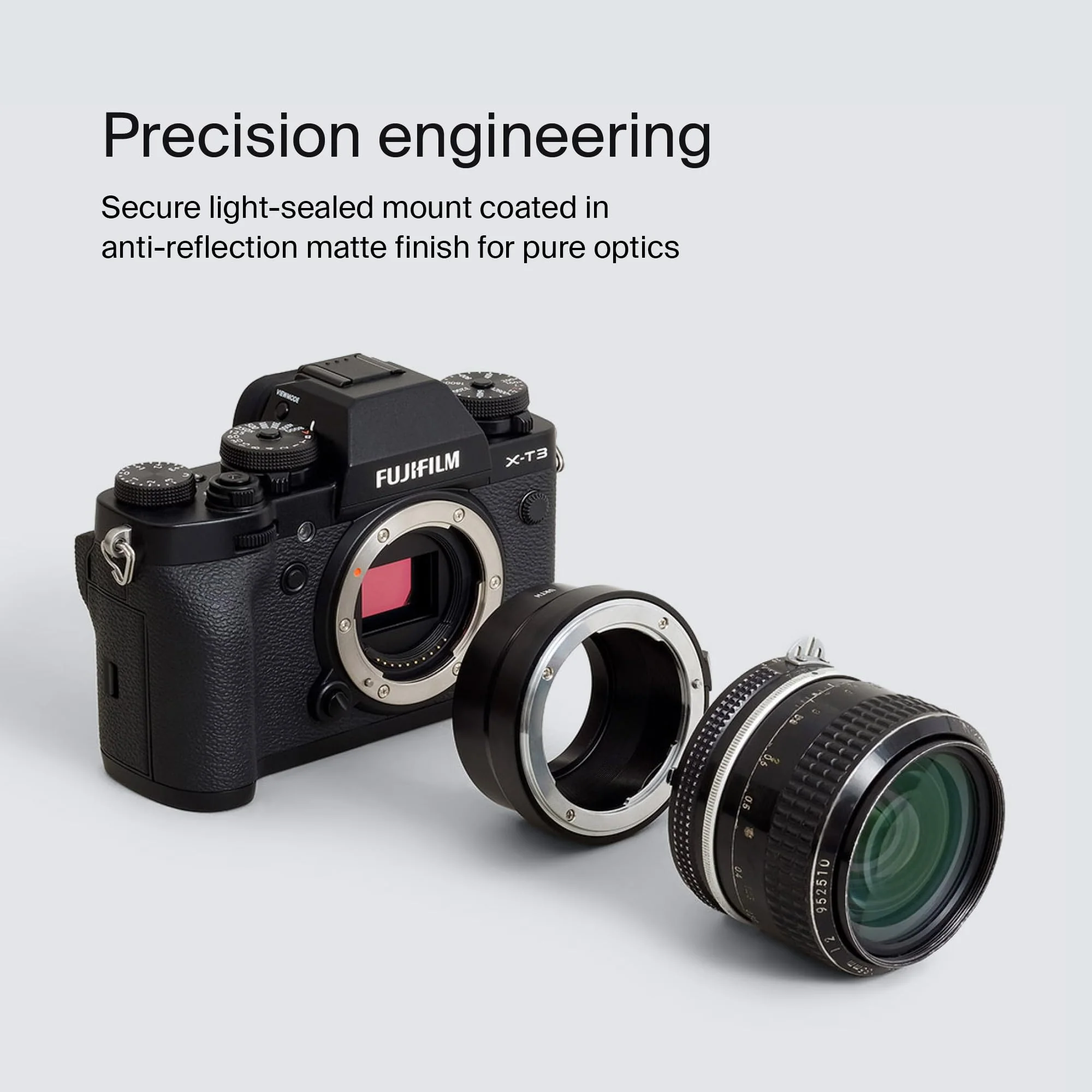 Urth Lens Mount Adapter for Nikon F Lens to Fujifilm X Camera Body - Image 4