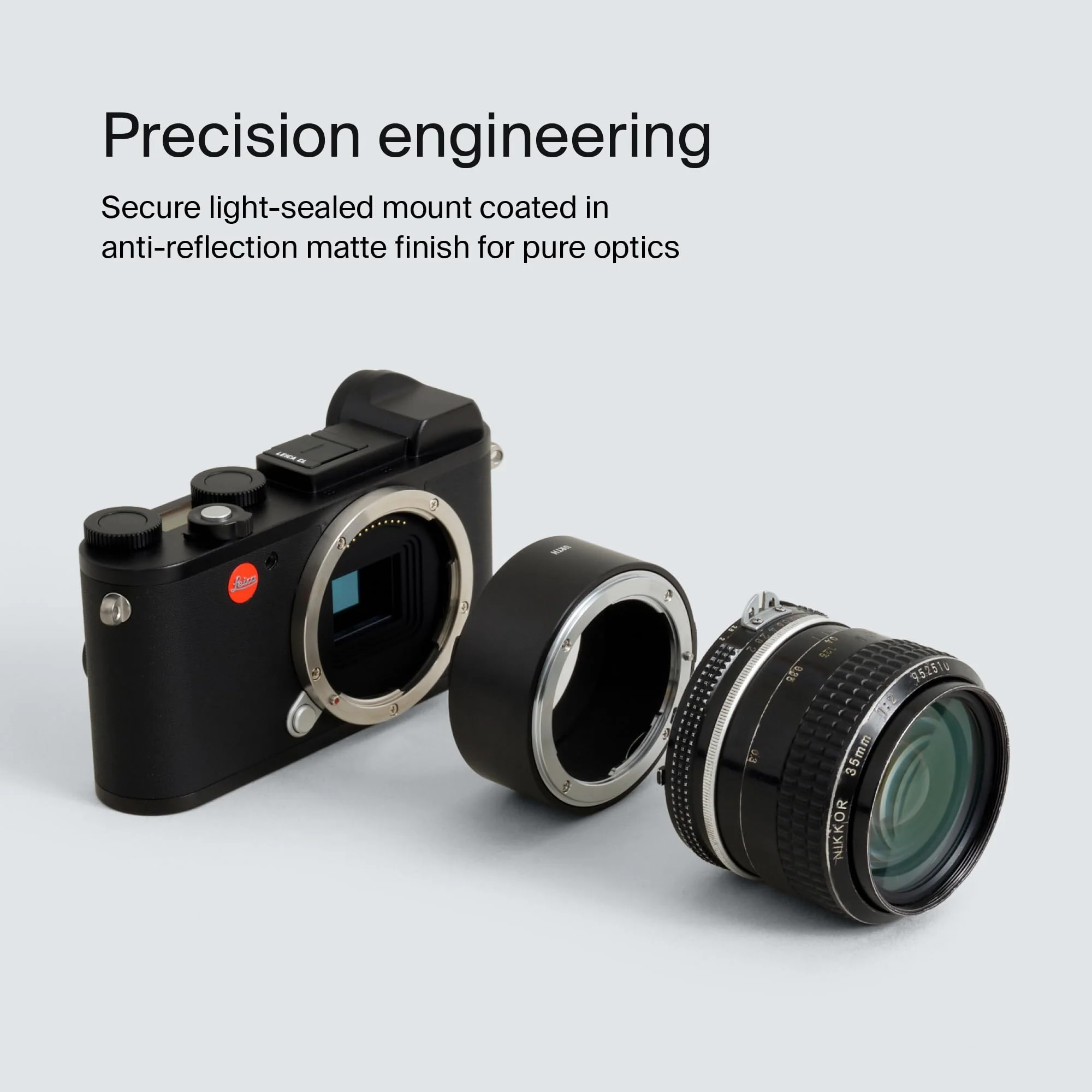 Urth Lens Mount Adapter for Nikon F Lens to Leica L Camera Body - Image 4