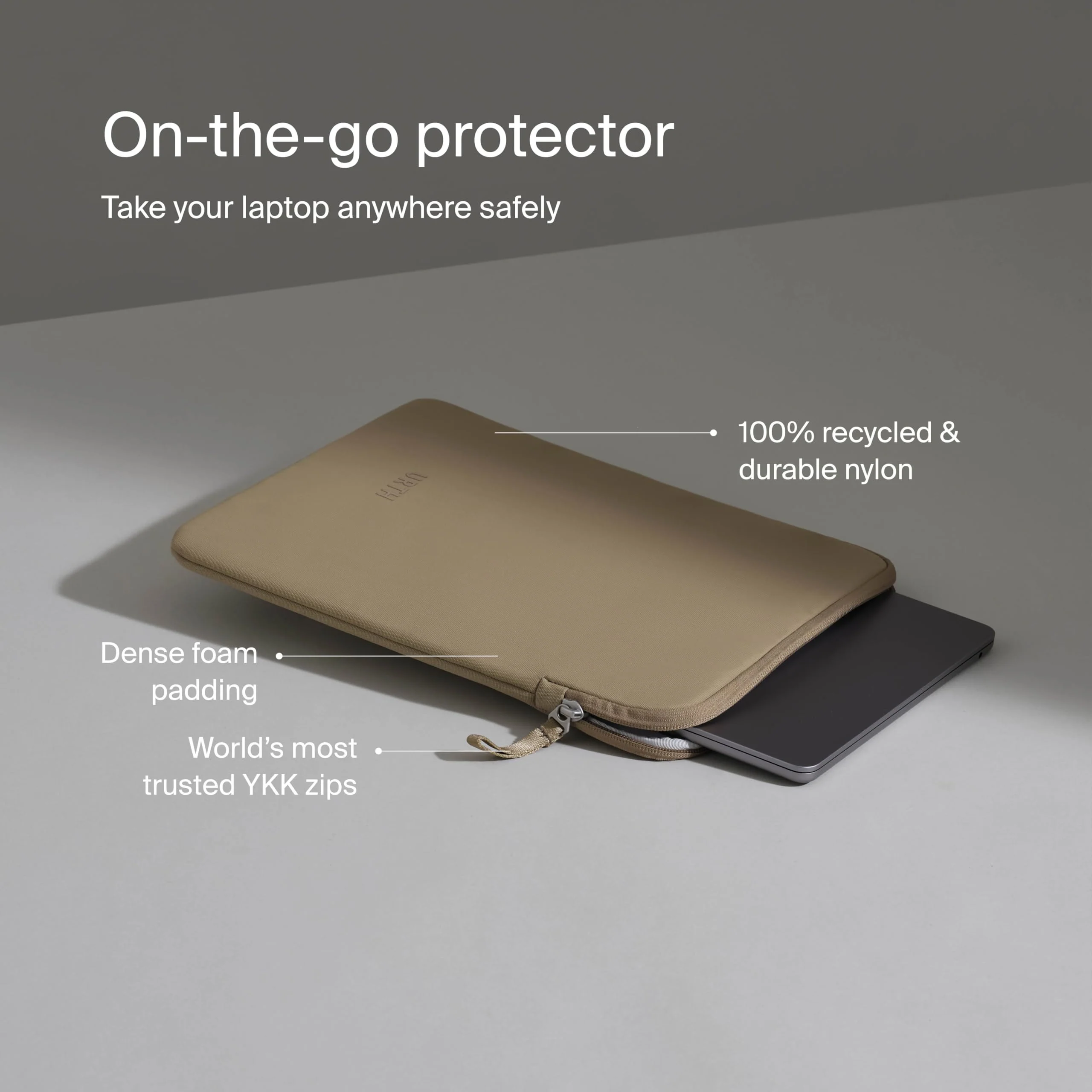 Urth Naos 15/16" Laptop Sleeve (Black) - Image 3