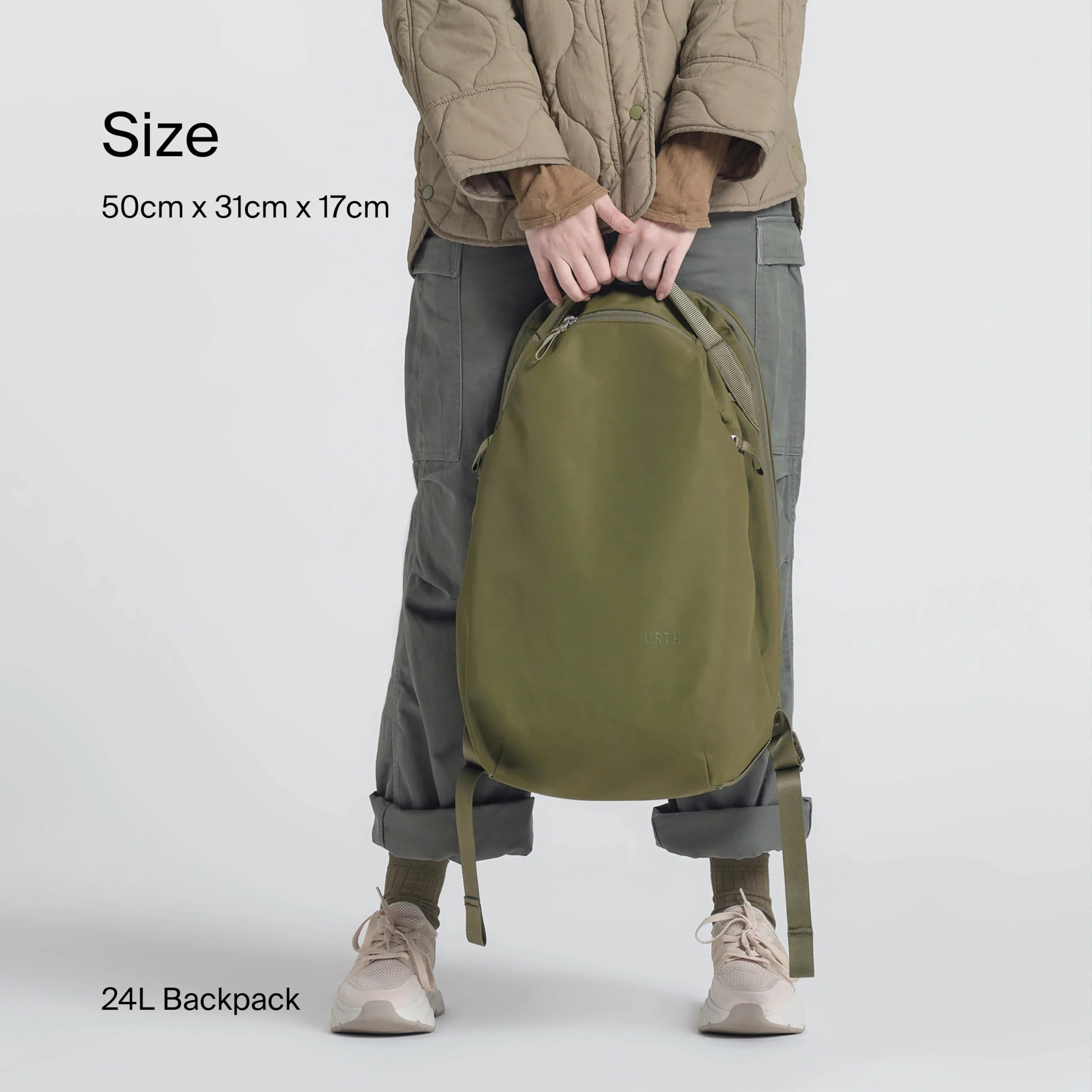 Urth Norite Modular 24L Everyday Backpack (Green) - Image 8