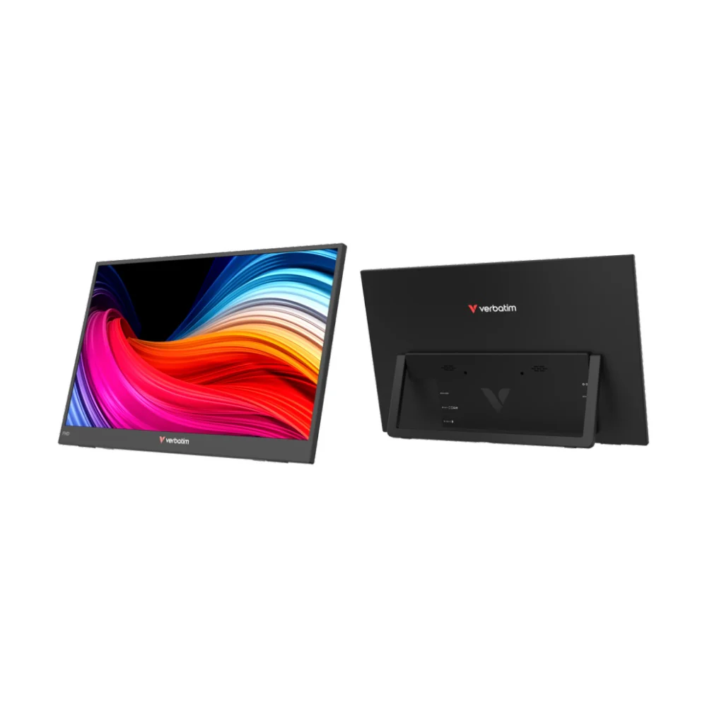 Verbatim Portable Monitor HD 1080p Light Computer Laptop 15.6" Screen Black - Image 3