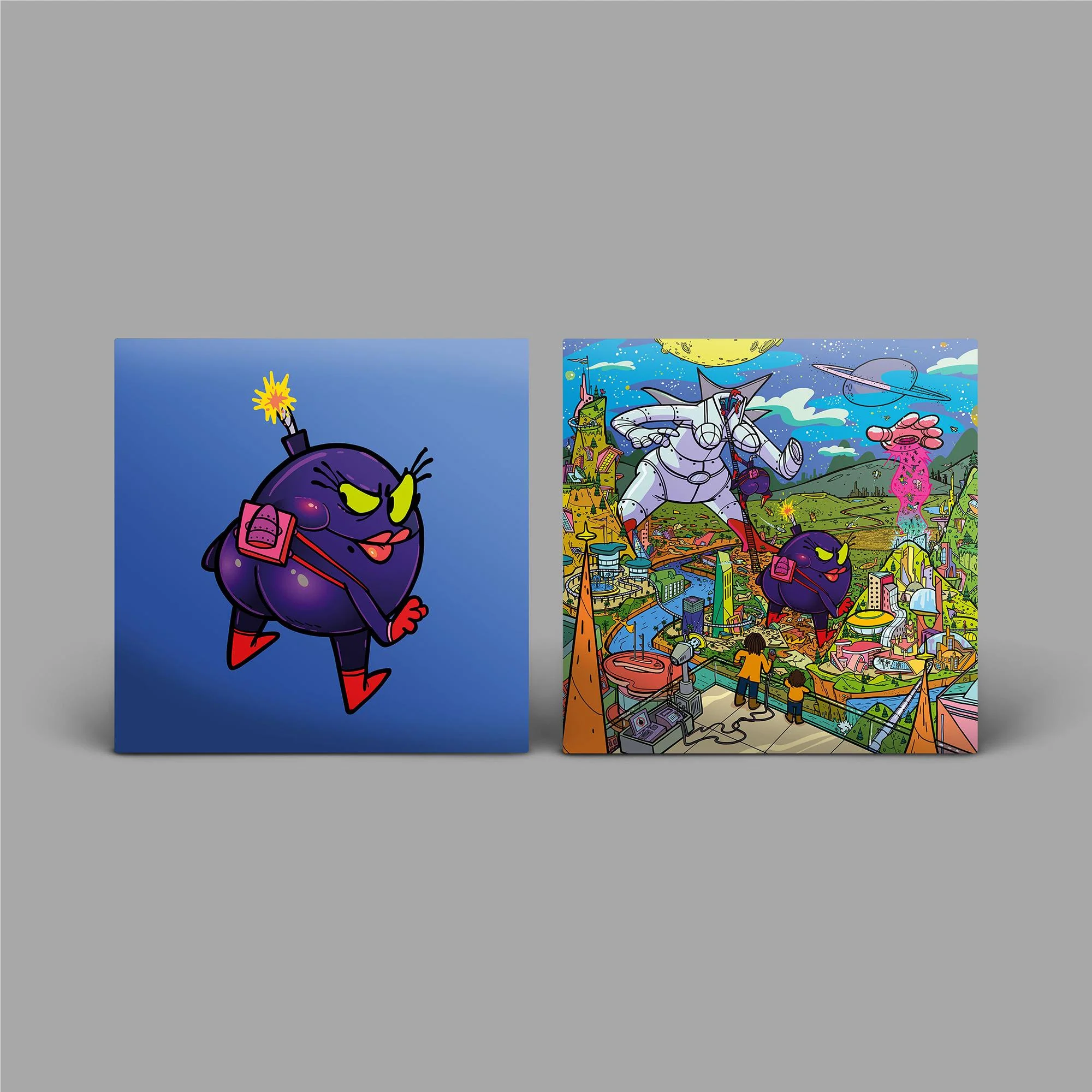 BIG MAMA (EP) (Limited Blue 12in Zoetrope Vinyl) - Image 2