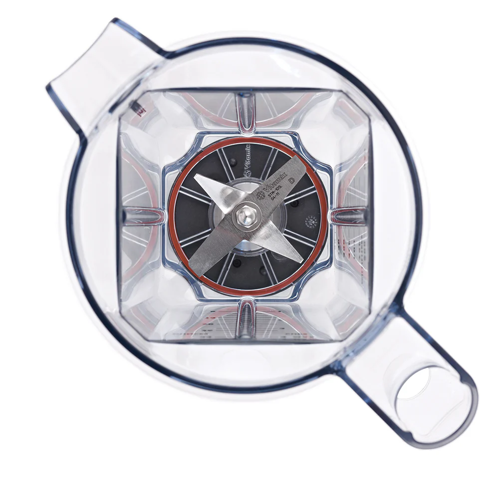 Vitamix Smoothie Juice Container Blending Cup 1.4L/32cm w/ Lid Clear/Black - Image 2