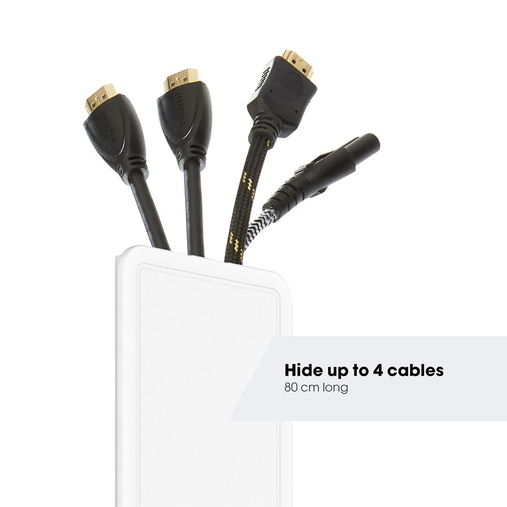 Vogel's TVA 6000 Slim Wall 80cm Cable Cover Organiser (White) - Image 3