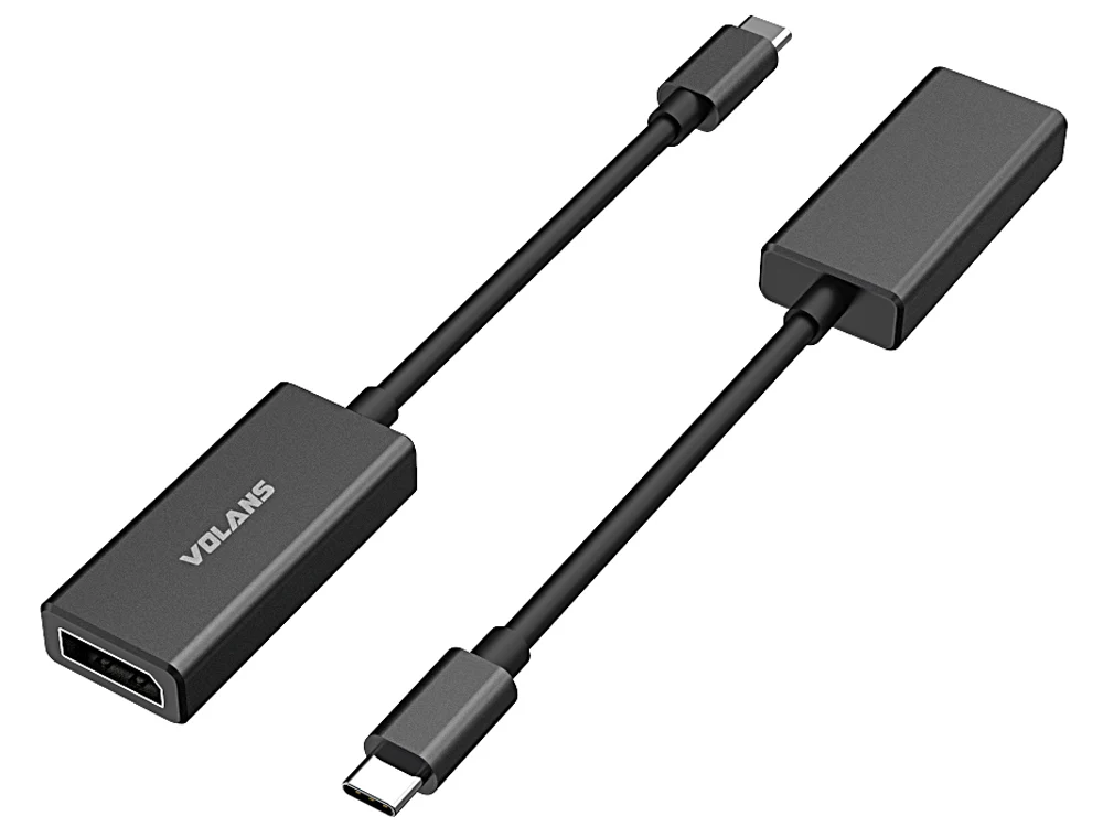 Volans Aluminium 4K 60Hz USB-C to DisplayPort Adapter (VL-UCDP-S) - Image 2