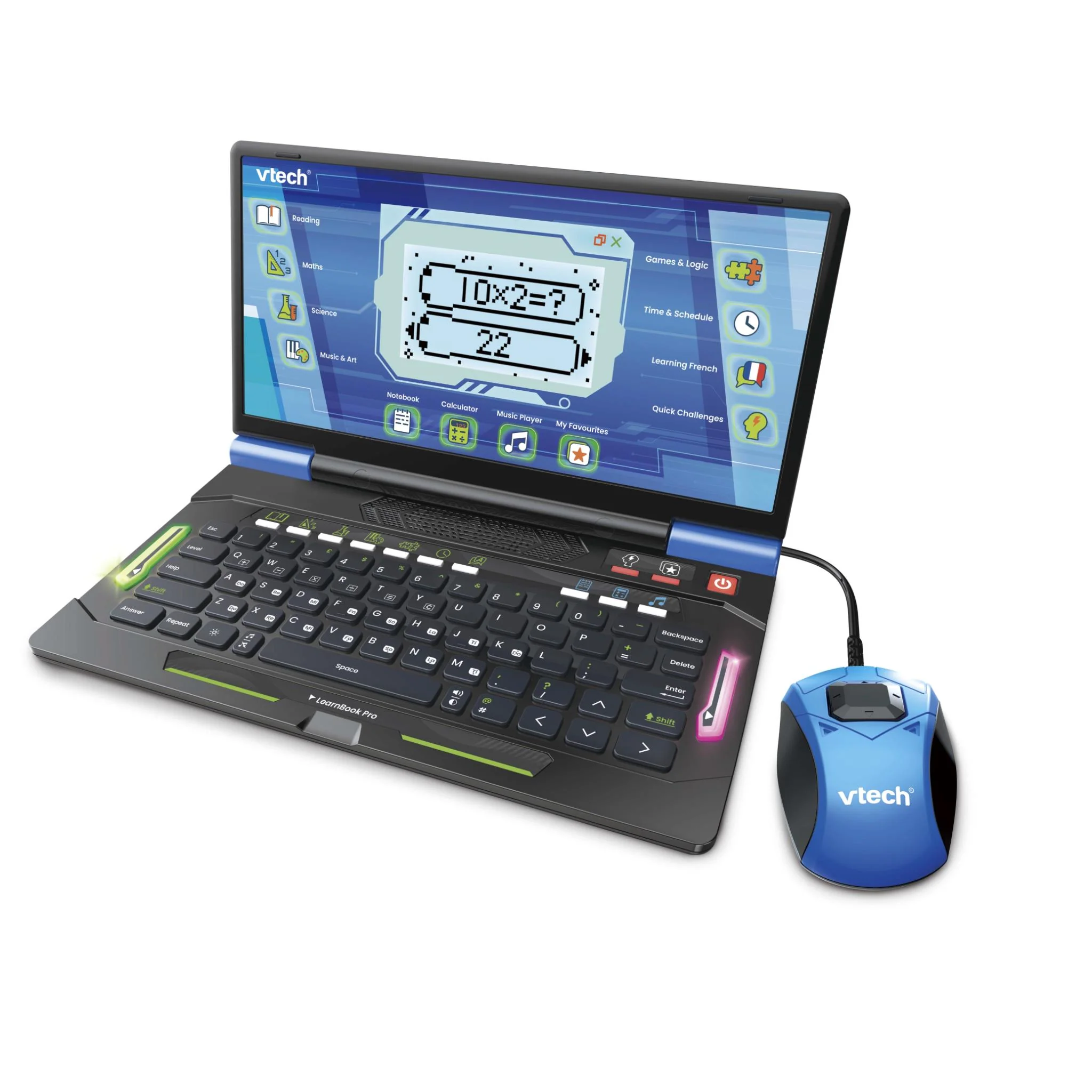VTech LearnBook Pro Laptop (Blue) - Image 3