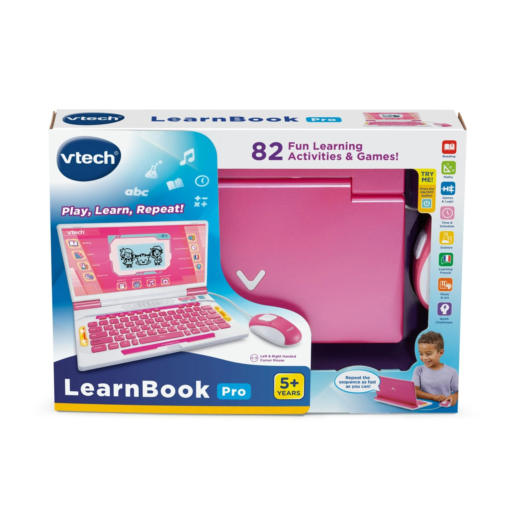 VTech LearnBook Pro Laptop (Pink) - Image 5