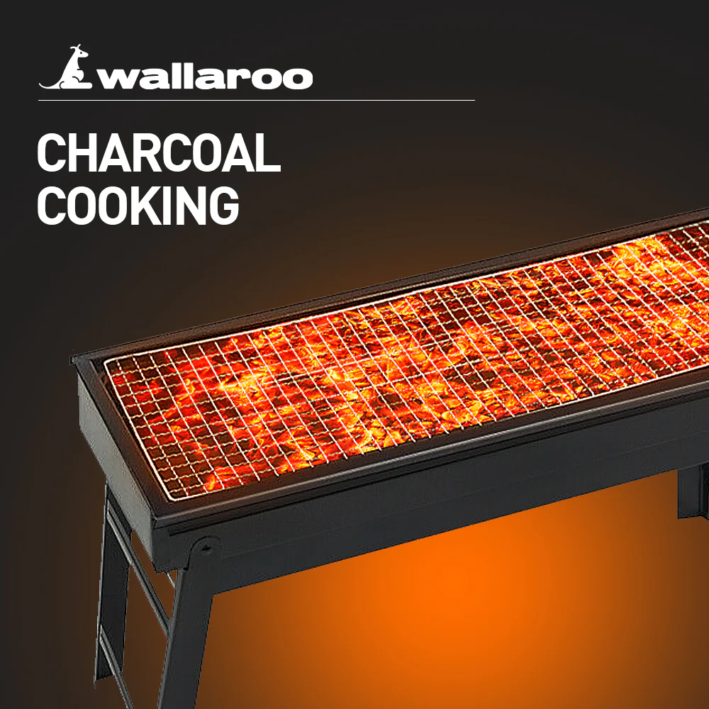 Wallaroo Portable Charcoal BBQ Grill Barbecue - Image 3