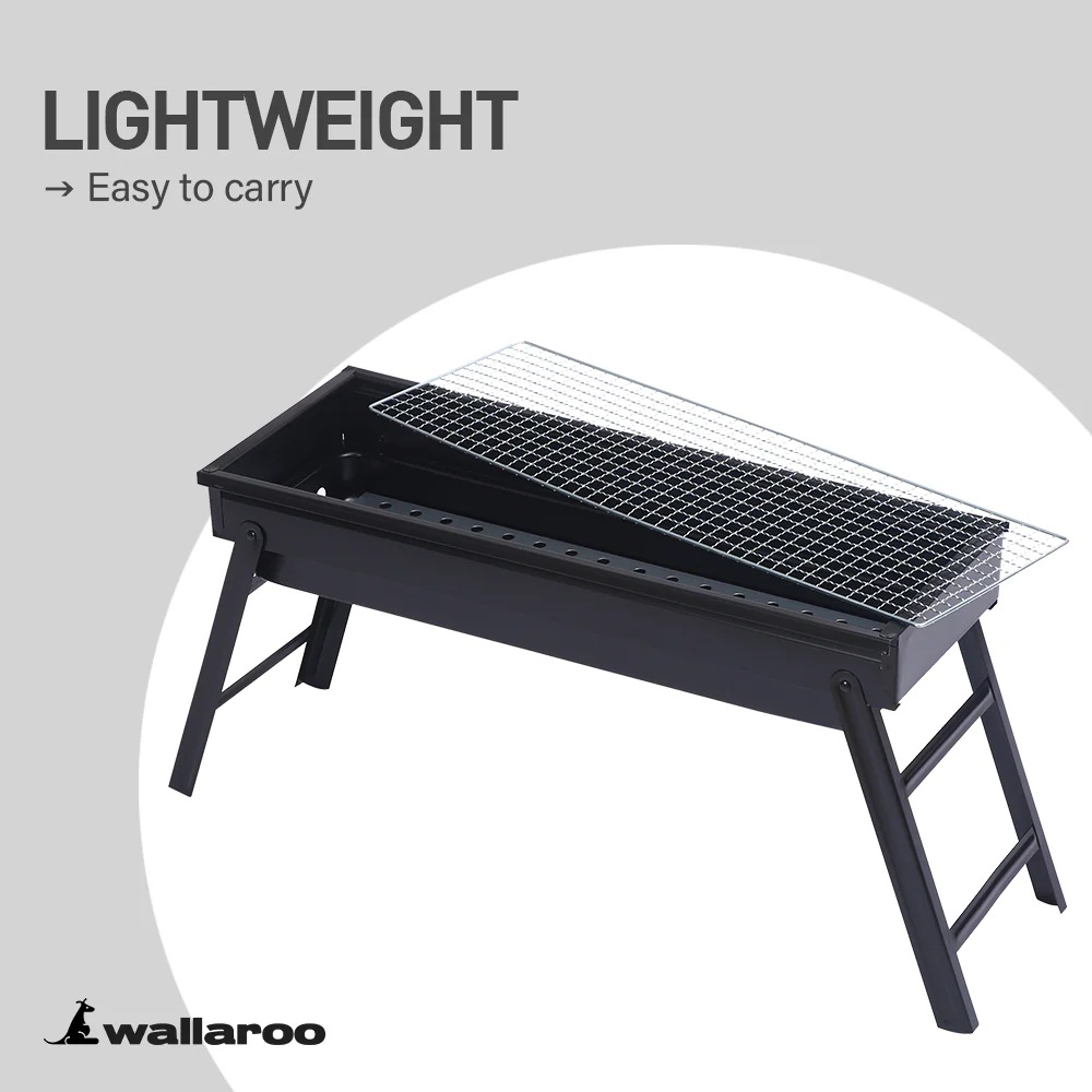 Wallaroo Portable Charcoal BBQ Grill Barbecue - Image 8