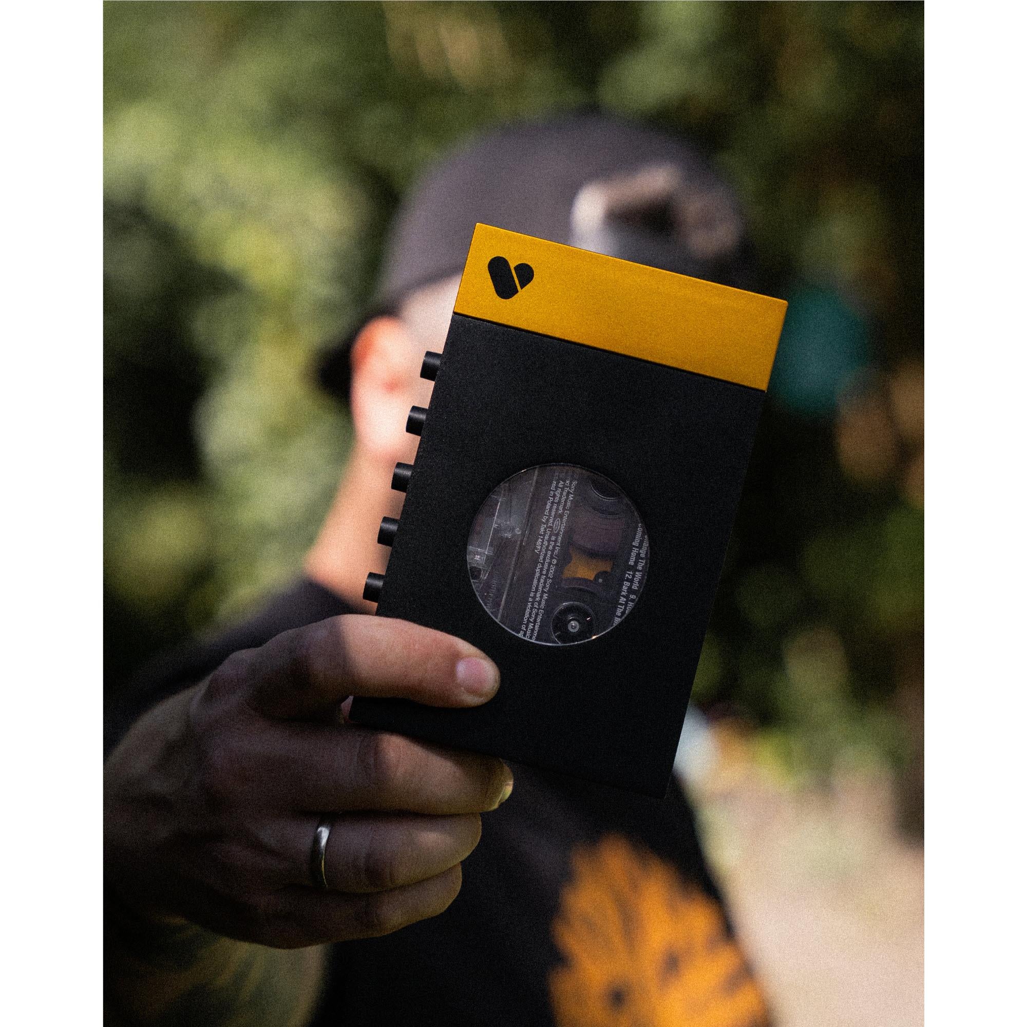 We Are Rewind Portable Bluetooth Cassette Player (Amy Black & Yellow) - Image 5
