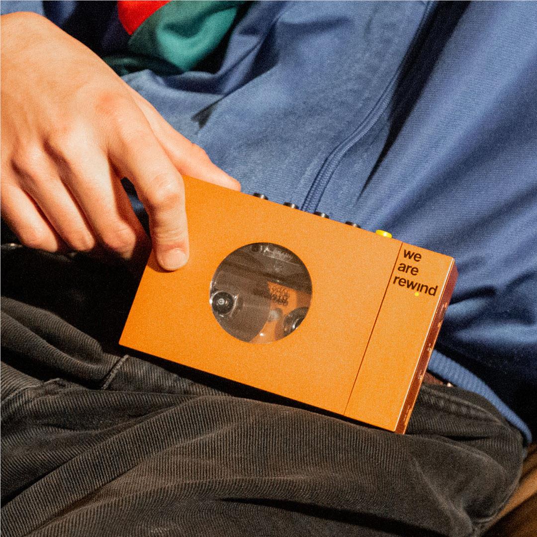 We Are Rewind Portable Bluetooth Cassette Player (Serge Orange) - Image 5