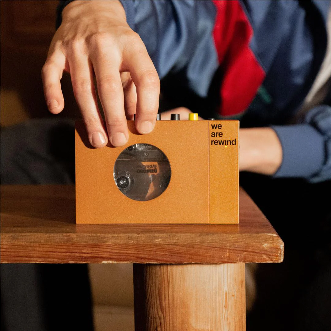 We Are Rewind Portable Bluetooth Cassette Player (Serge Orange) - Image 6