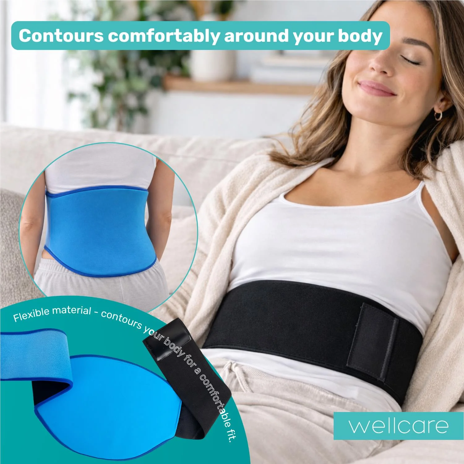 Wellcare Hot & Cold Gel Back Wrap - Image 5
