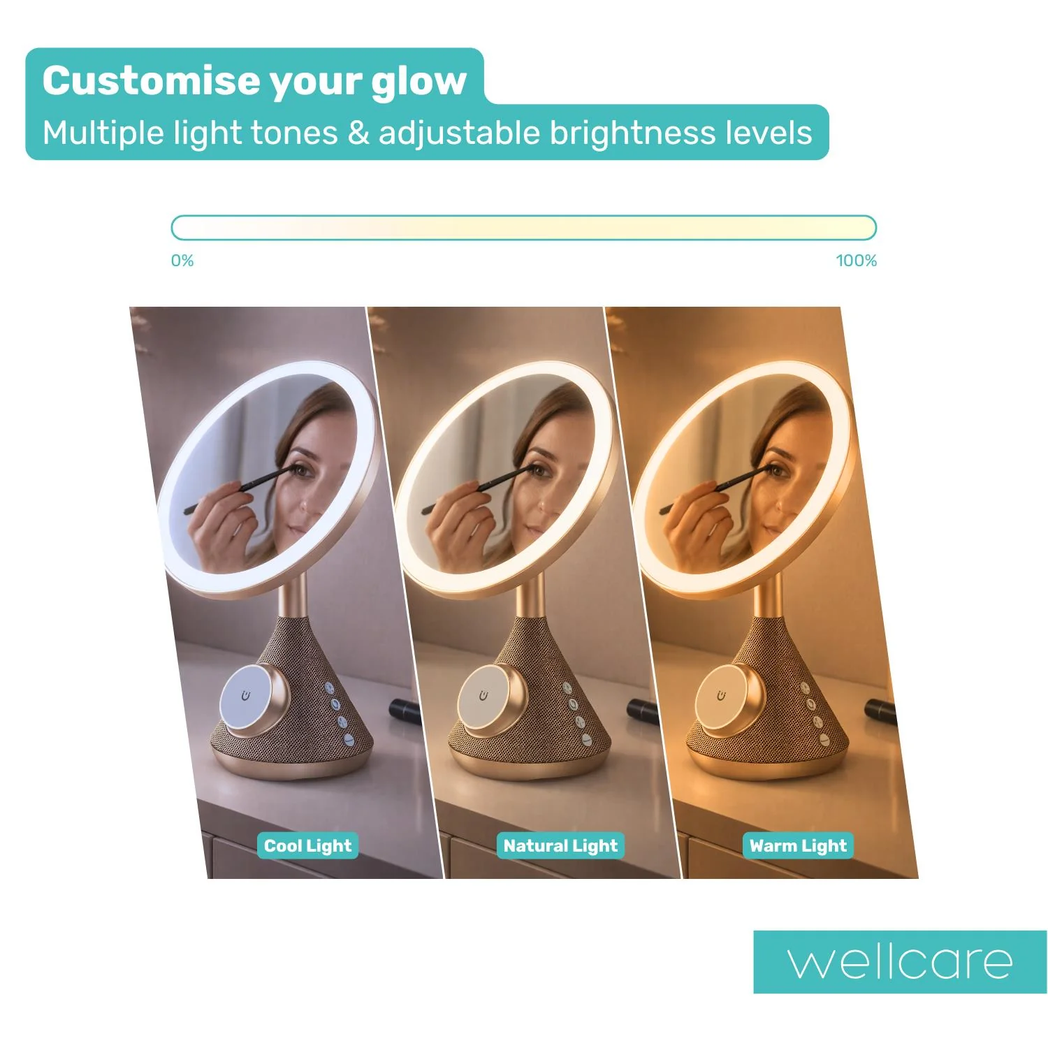 Wellcare LED Mirror Speaker - Image 10