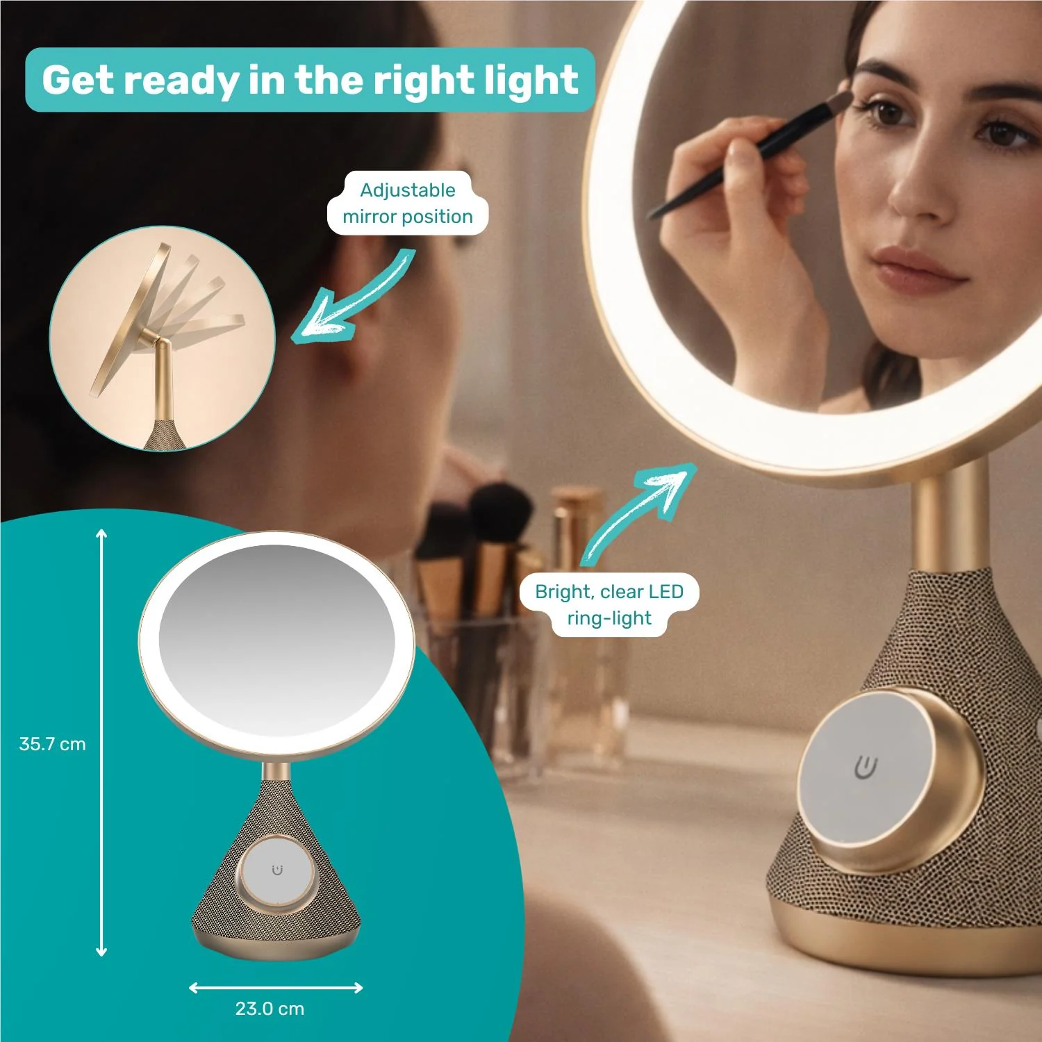 Wellcare LED Mirror Speaker - Image 9