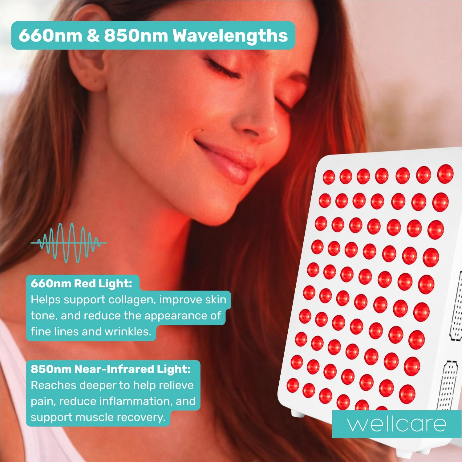 Wellcare LED Red Light Panel - Image 10
