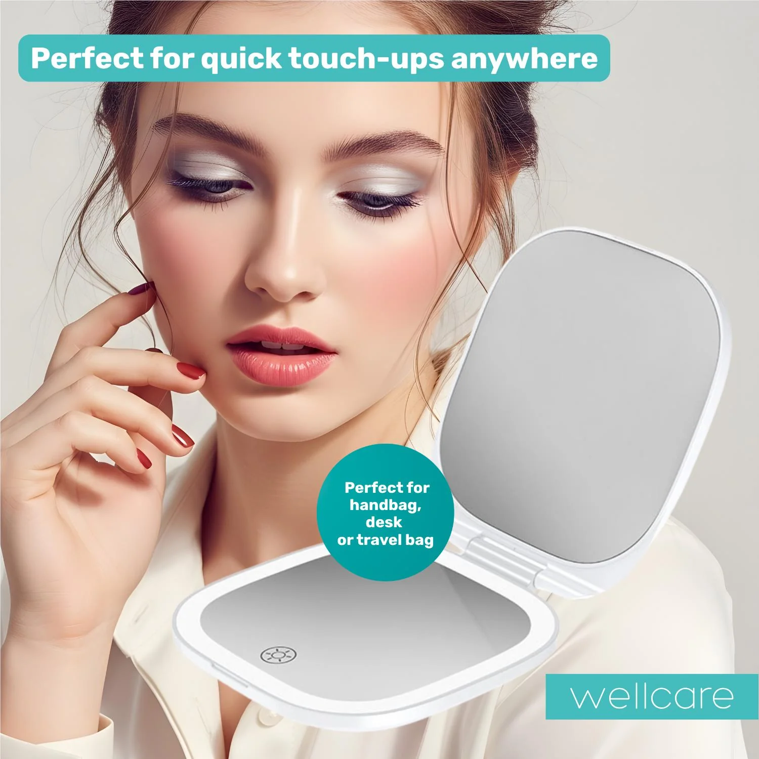 Wellcare Portable Makeup Mirror - Image 10