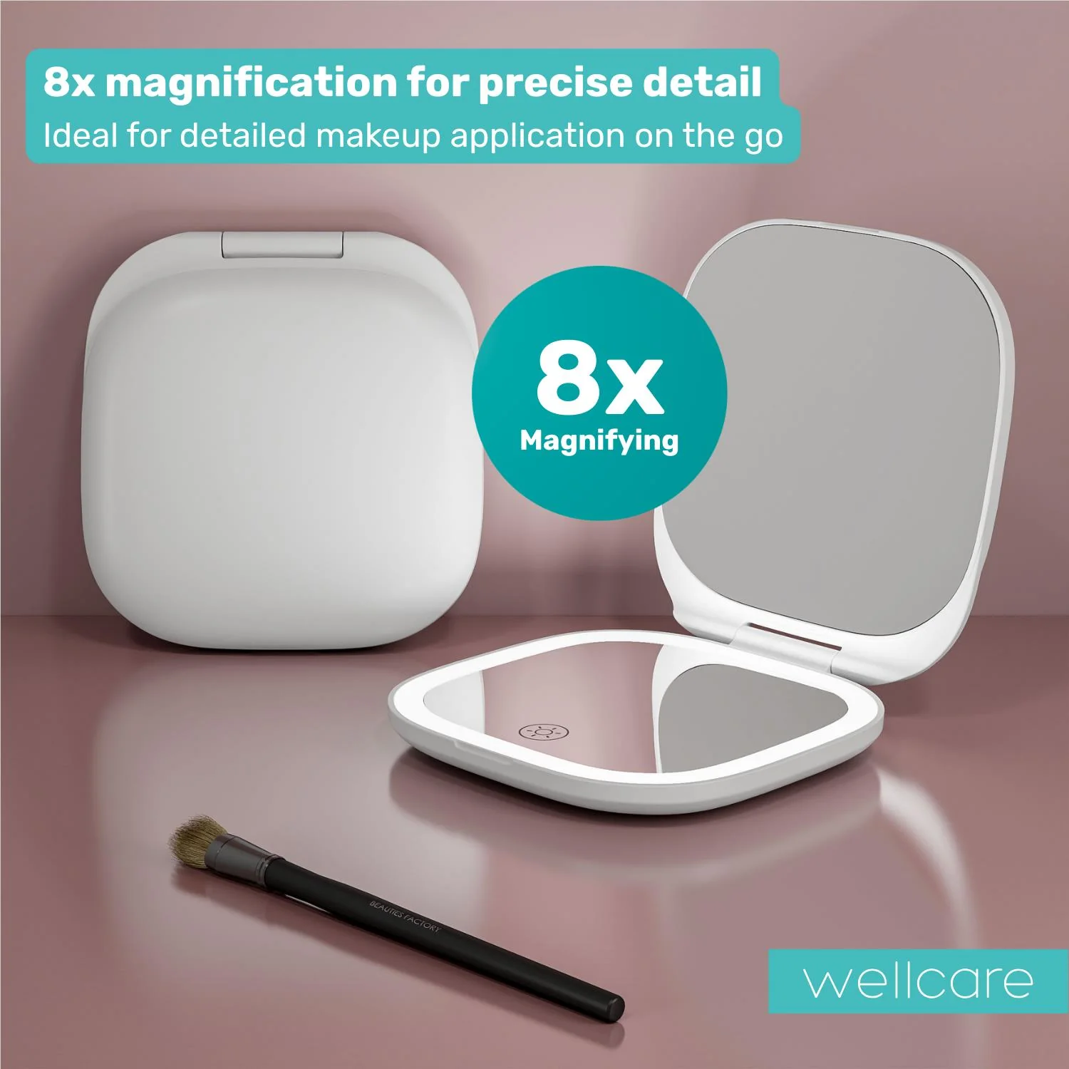 Wellcare Portable Makeup Mirror - Image 7