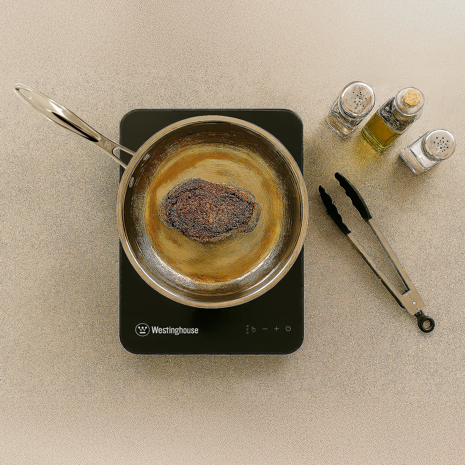 Westinghouse Tablet Style Induction Electric Cooktop 2000W Super Slim Single - Black (WHIC03K) - Image 10