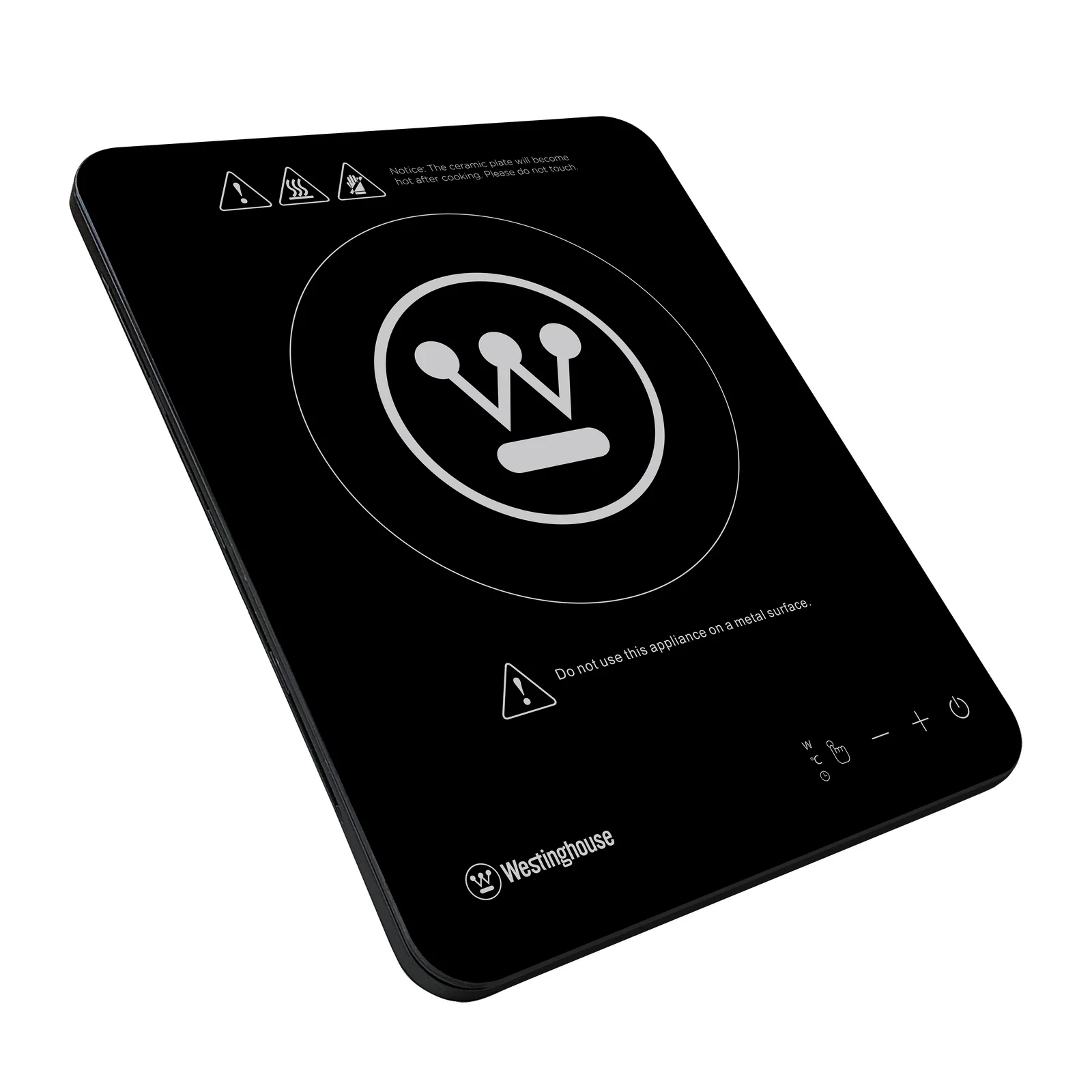 Westinghouse Tablet Style Induction Electric Cooktop 2000W Super Slim Single - Black (WHIC03K) - Image 5