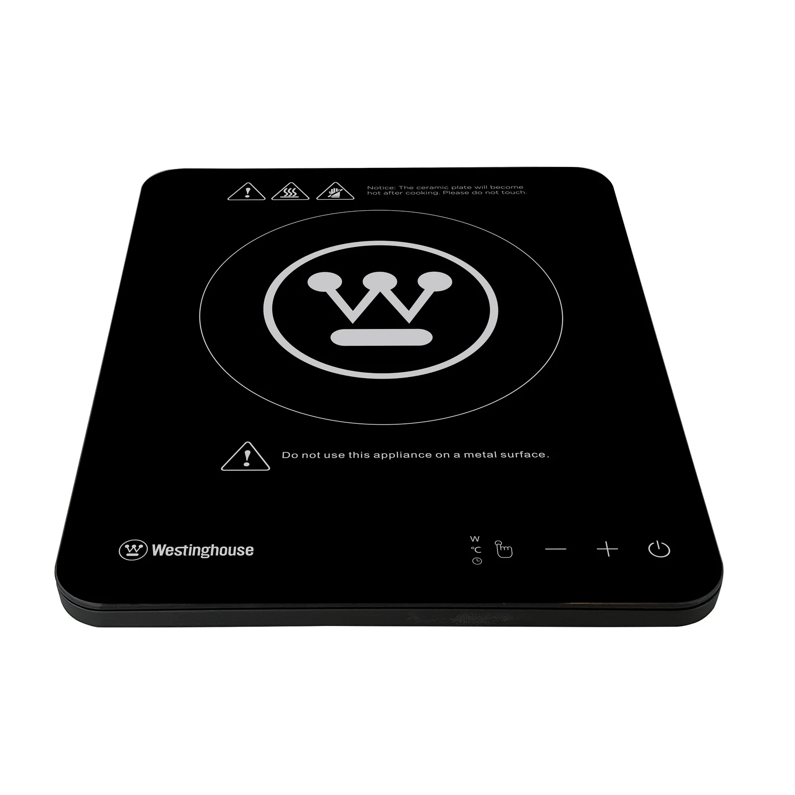 Westinghouse Tablet Style Induction Electric Cooktop 2000W Super Slim Single - Black (WHIC03K) - Image 7