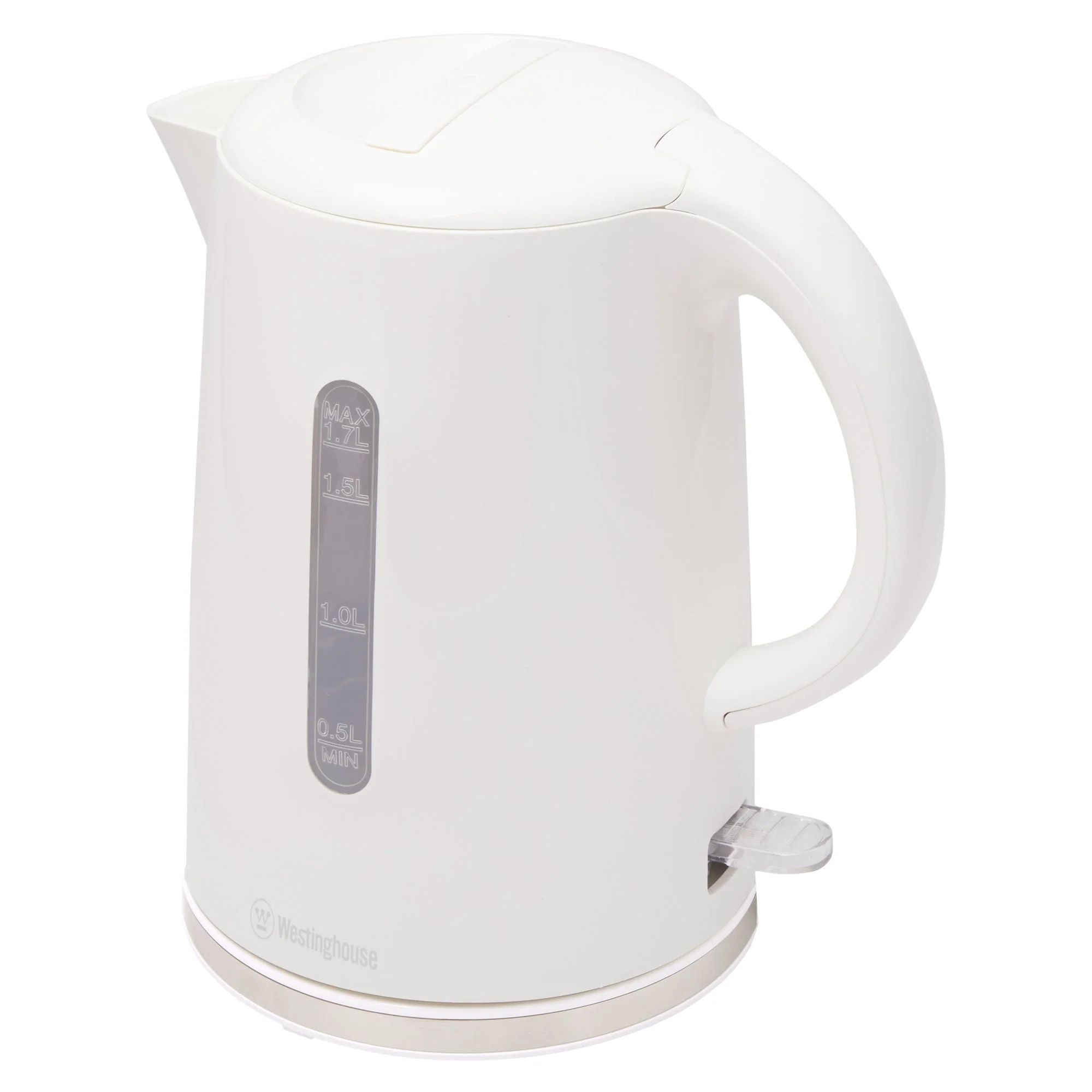 Westinghouse WHKE12K 1.7 L Electric Kettle with Silver-Trim Base (White) - Image 8