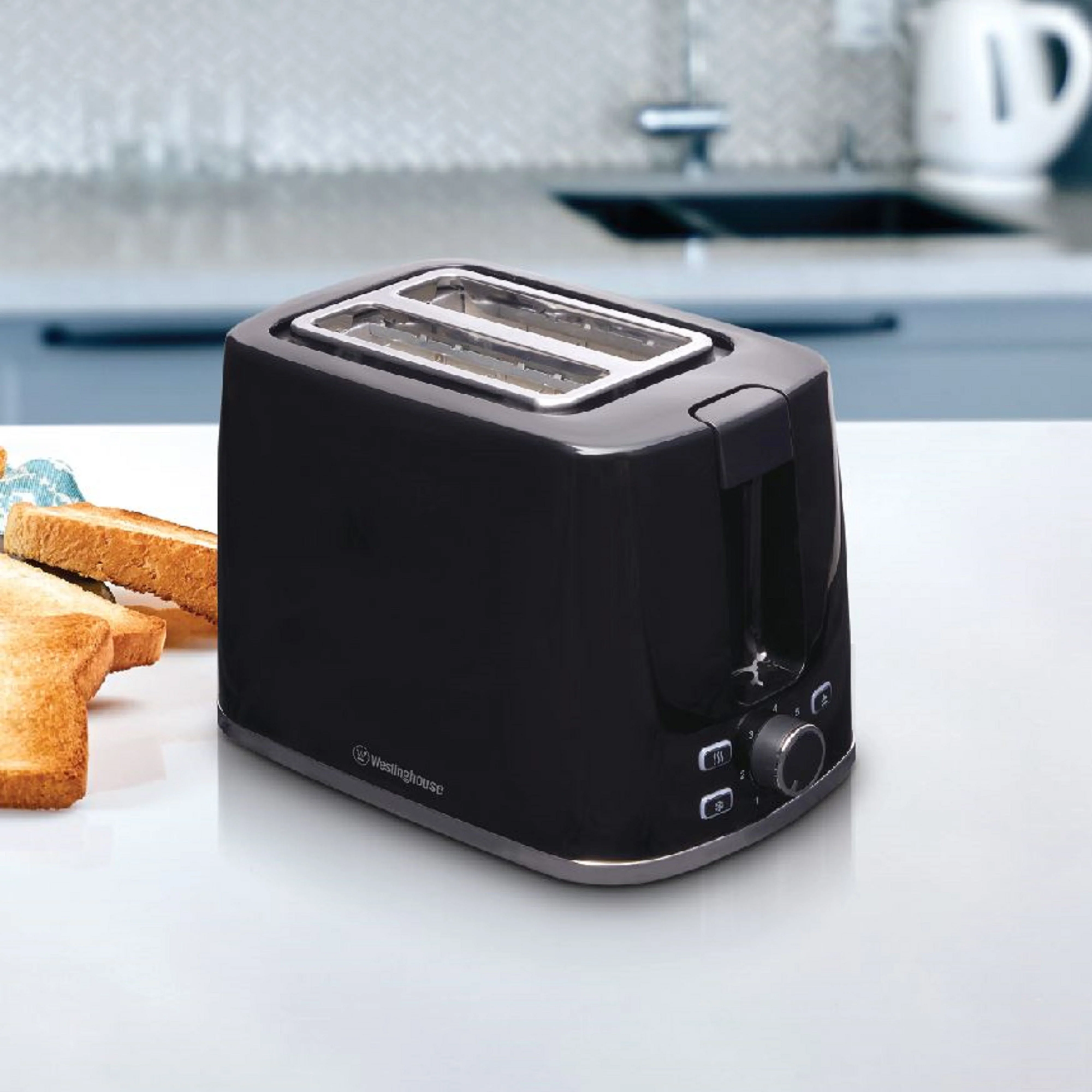 Westinghouse WHTS2S12K 2-Slice Toaster with Chrome Trim (Black) - Image 4