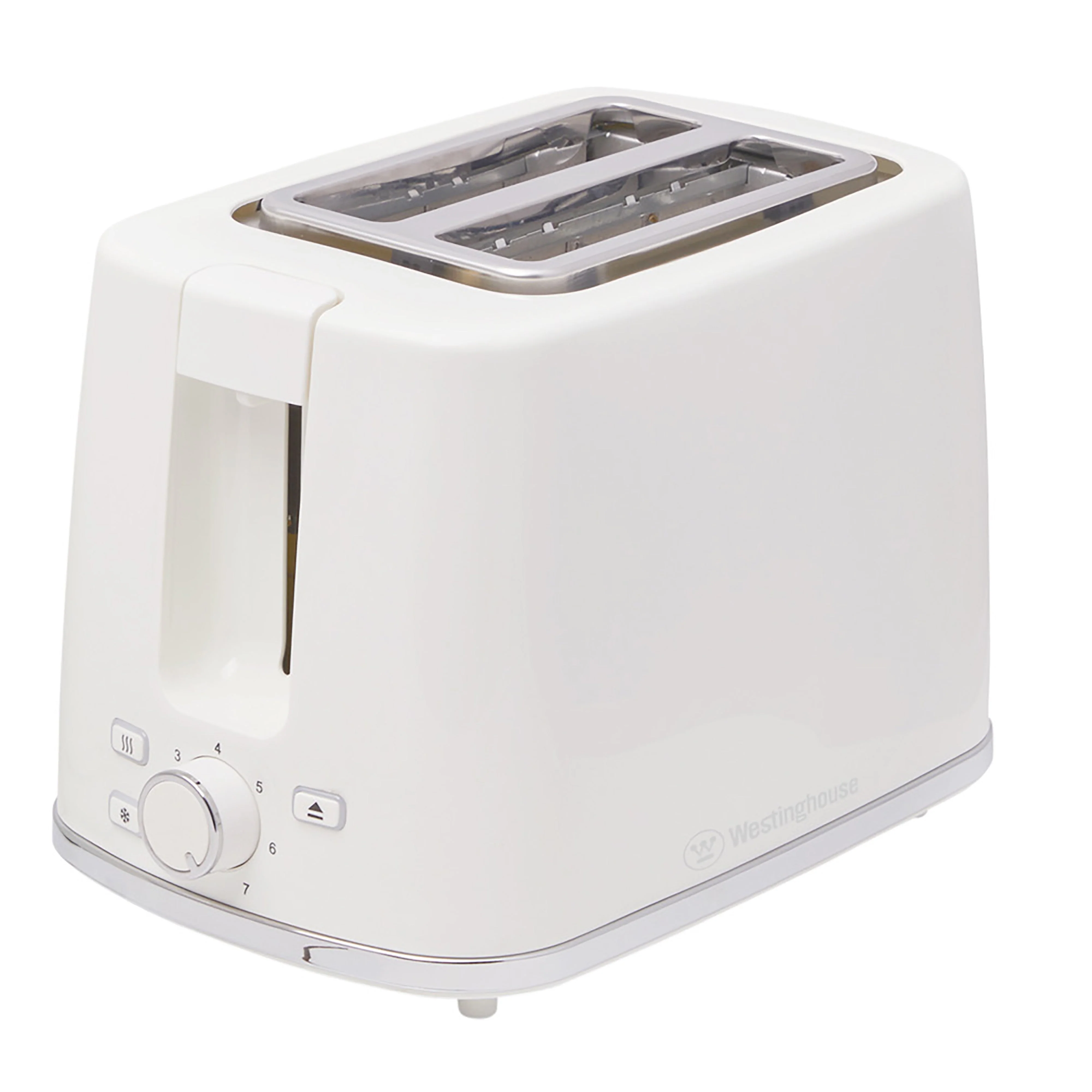 Westinghouse WHTS2S12K 2-Slice Toaster with Chrome Trim (White) - Image 7