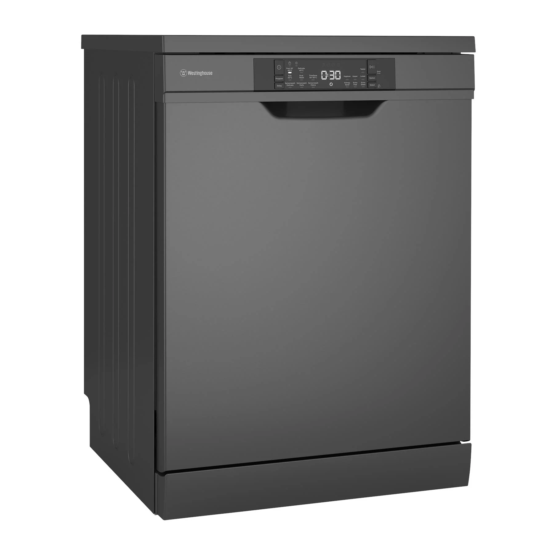 Westinghouse WSF6608KXB 15-Place Setting Freestanding Dishwasher (Dark Stainless Steel) - Image 3
