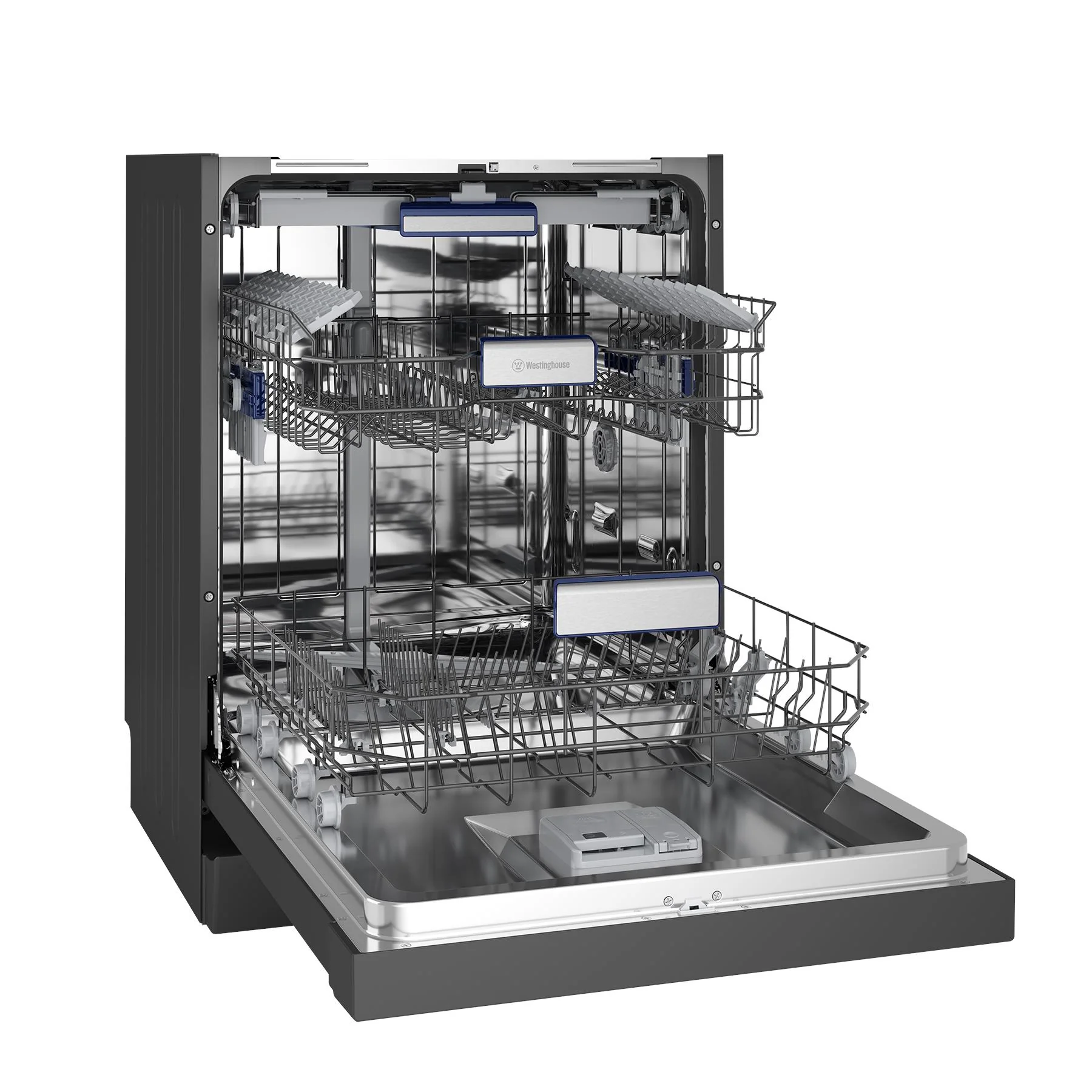 Westinghouse WSF6608KXB 15-Place Setting Freestanding Dishwasher (Dark Stainless Steel) - Image 4