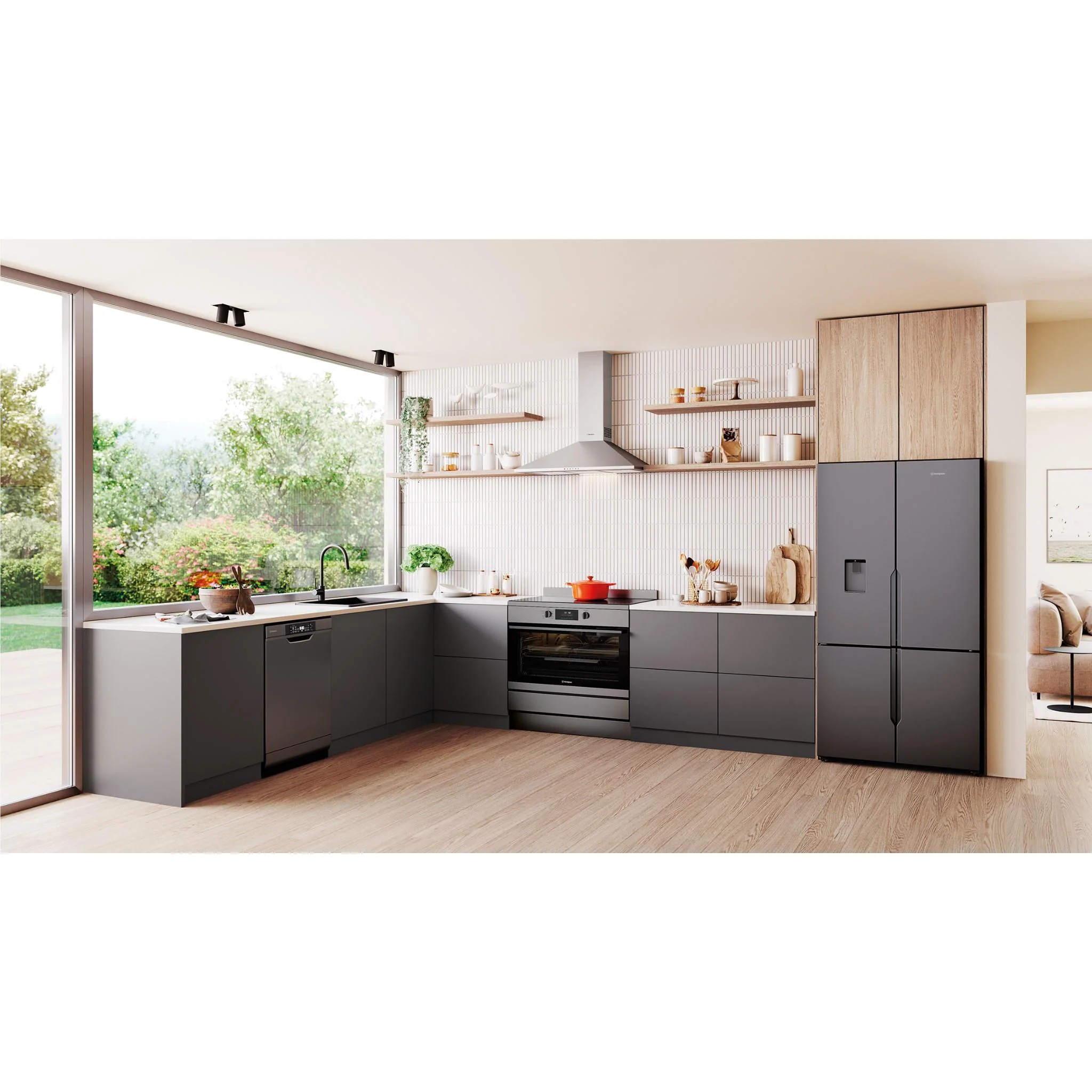 Westinghouse WSF6608KXB 15-Place Setting Freestanding Dishwasher (Dark Stainless Steel) - Image 6