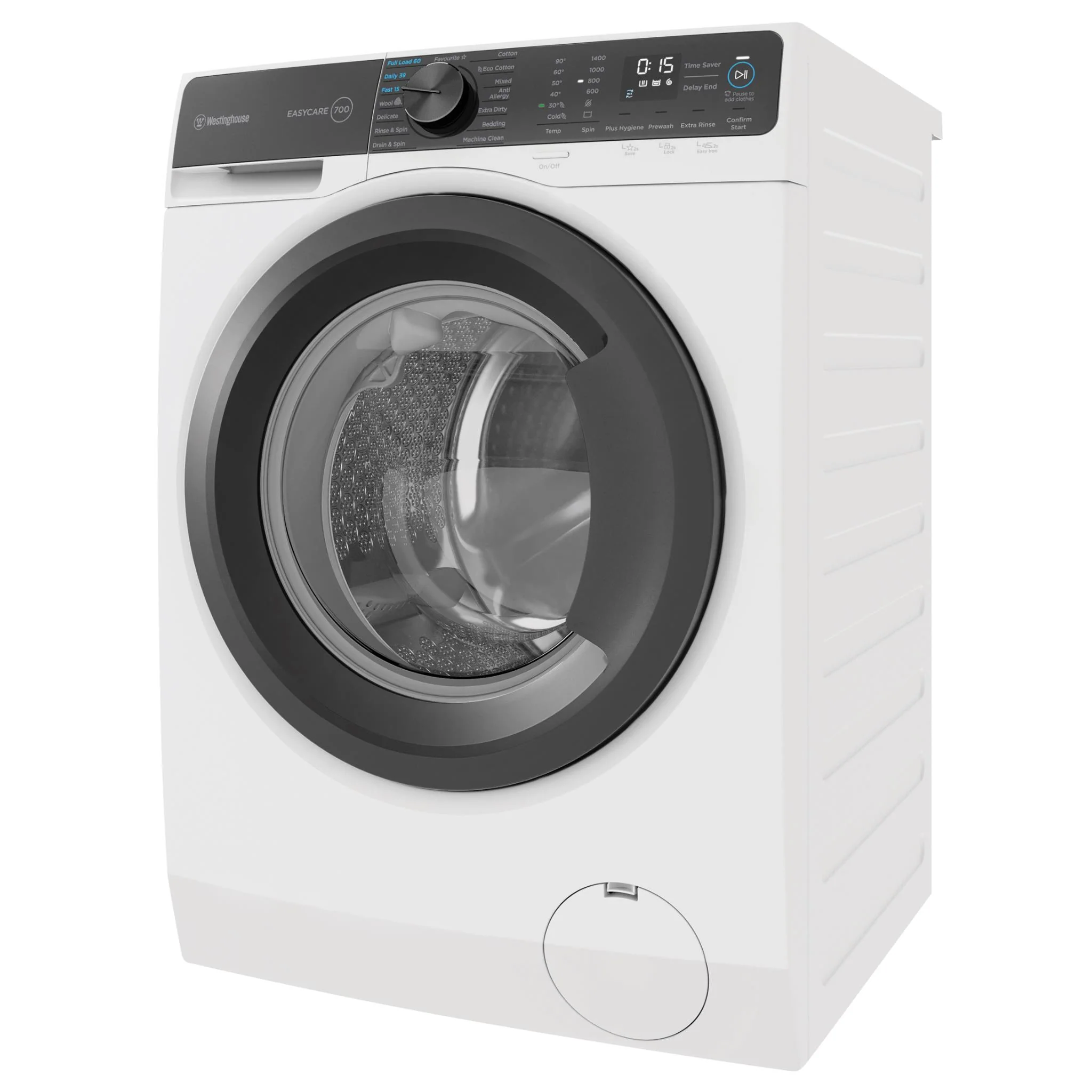 Westinghouse WWF1044M7WAS EasyCare 700 Series 10kg Front Load Washer (White) - Image 2